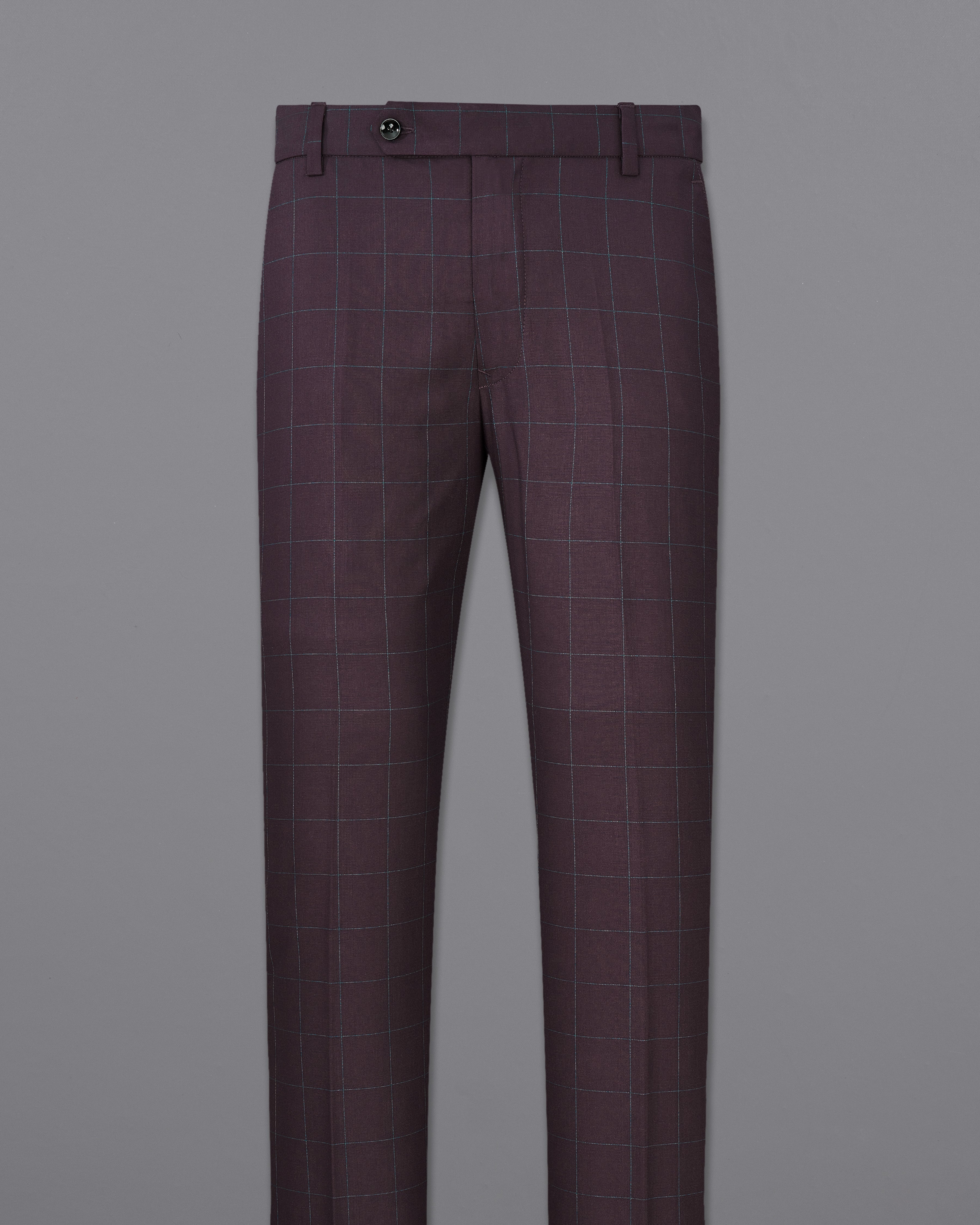 Thunder Maroon Windowpane Cross Buttoned Bandhgala Suit ST2332-CBG-36, ST2332-CBG-38, ST2332-CBG-40, ST2332-CBG-42, ST2332-CBG-44, ST2332-CBG-46, ST2332-CBG-48, ST2332-CBG-50, ST2332-CBG-52, ST2332-CBG-54, ST2332-CBG-56, ST2332-CBG-58, ST2332-CBG-60	