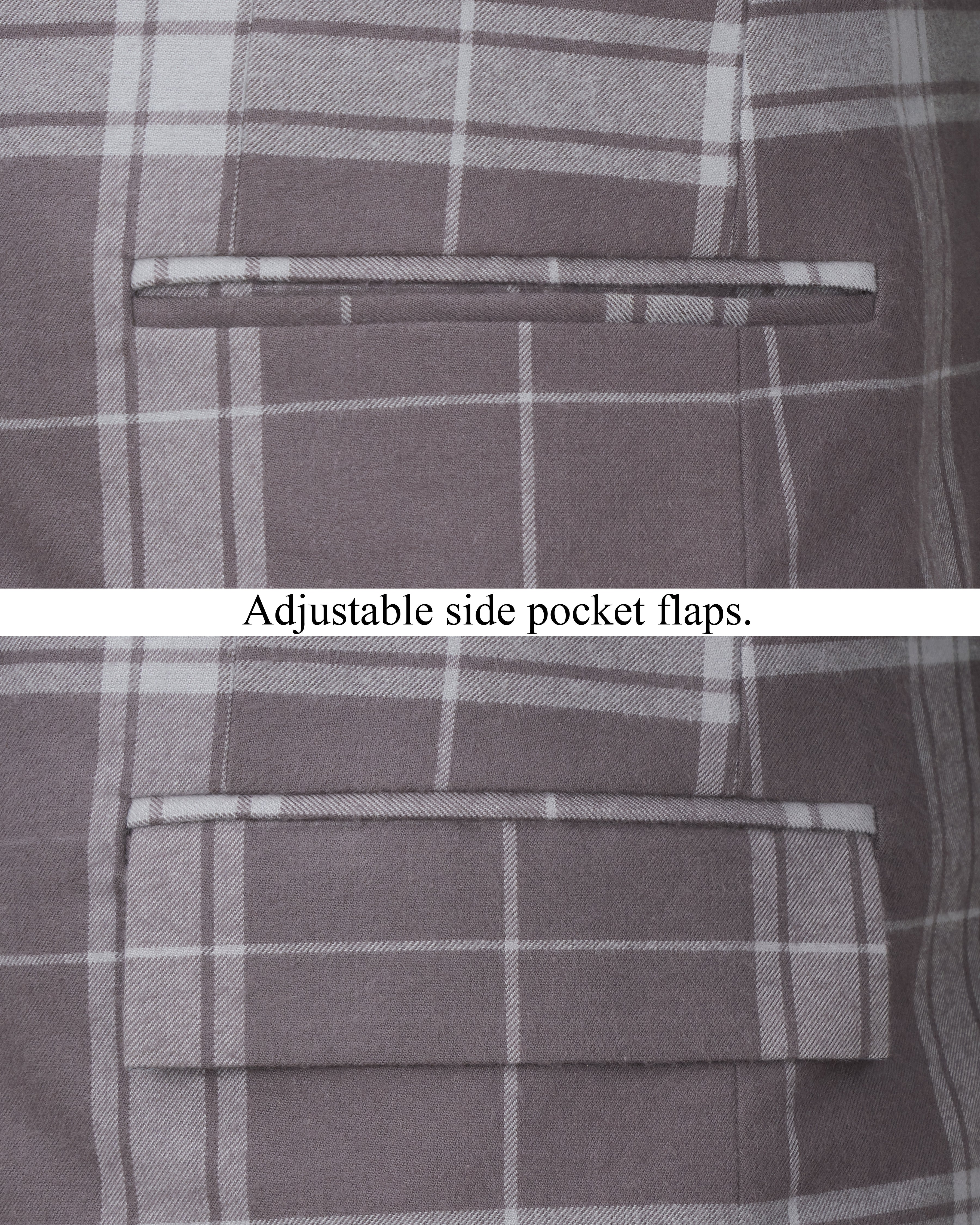 Tundora Brown with Star Dust Gray Plaid Premium Cotton Double Breasted Designer Suit ST2338-DB-2B-36, ST2338-DB-2B-38, ST2338-DB-2B-40, ST2338-DB-2B-42, ST2338-DB-2B-44, ST2338-DB-2B-46, ST2338-DB-2B-48, ST2338-DB-2B-50, ST2338-DB-2B-52, ST2338-DB-2B-54, ST2338-DB-2B-56, ST2338-DB-2B-58, ST2338-DB-2B-60	