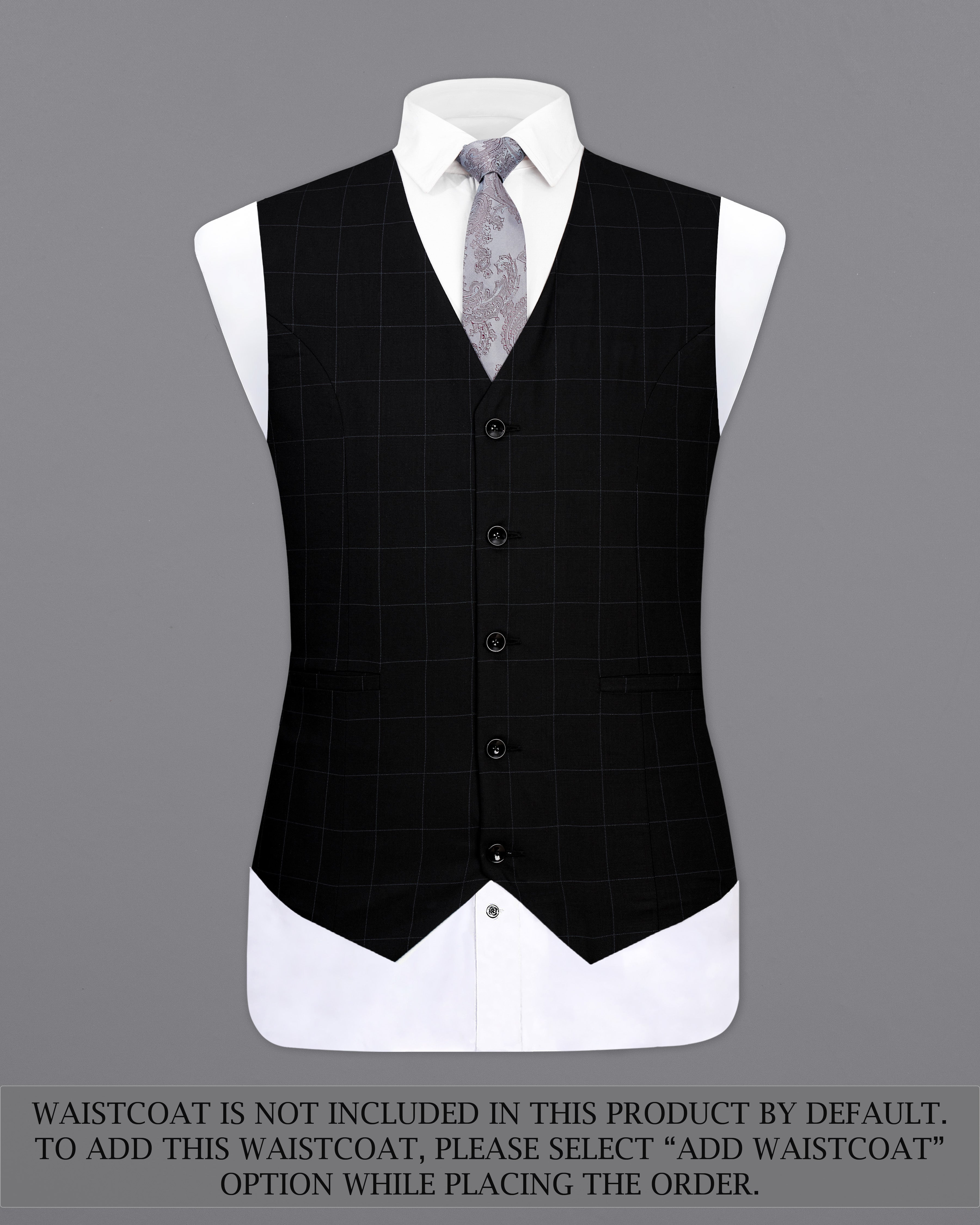 Jade Black Windowpane Single Breasted Designer Suit ST2378-D236-36, ST2378-D236-38, ST2378-D236-40, ST2378-D236-42, ST2378-D236-44, ST2378-D236-46, ST2378-D236-48, ST2378-D236-50, ST2378-D236-52, ST2378-D236-54, ST2378-D236-56, ST2378-D236-58, ST2378-D236-60