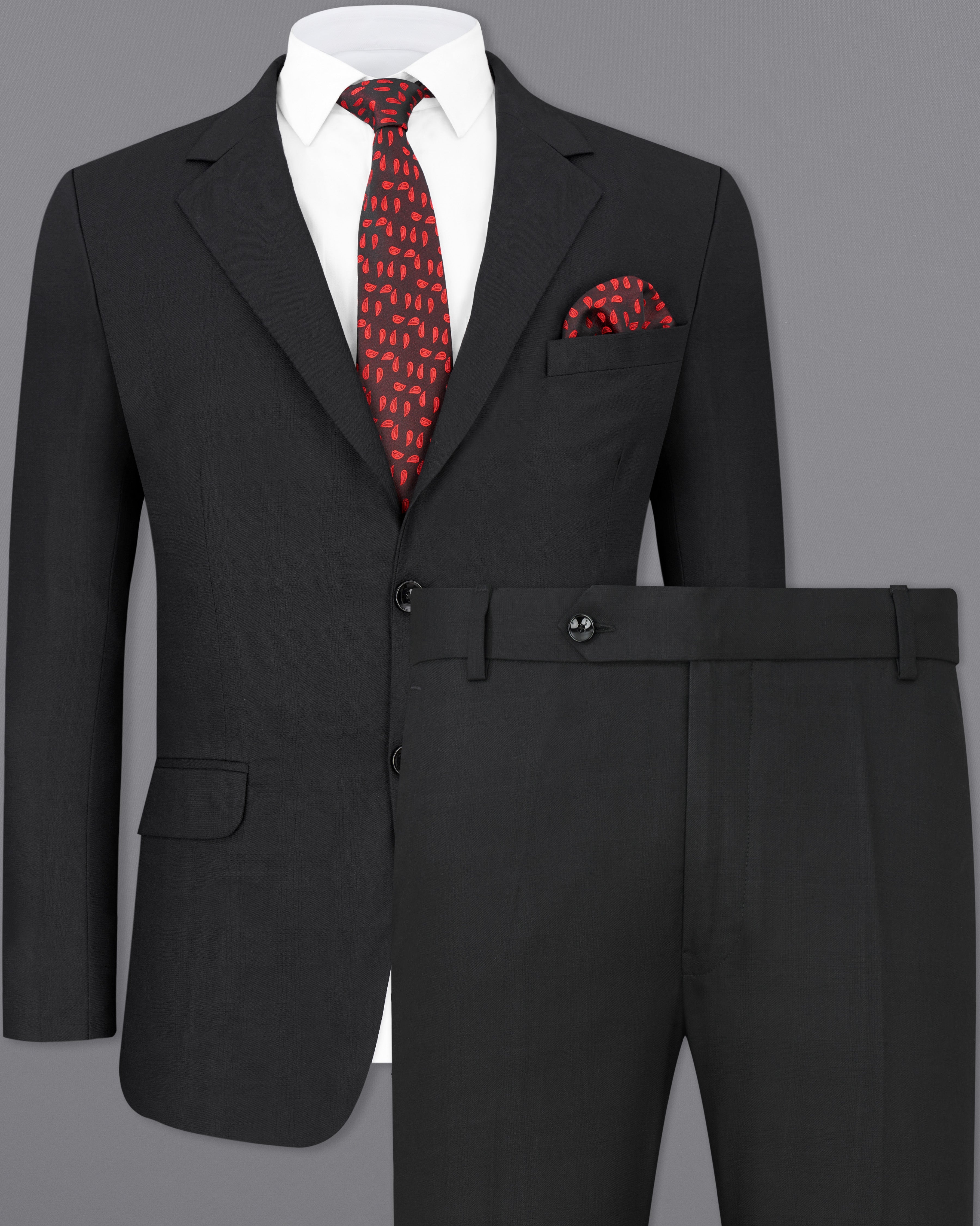 Top 249+ mens dark grey suit