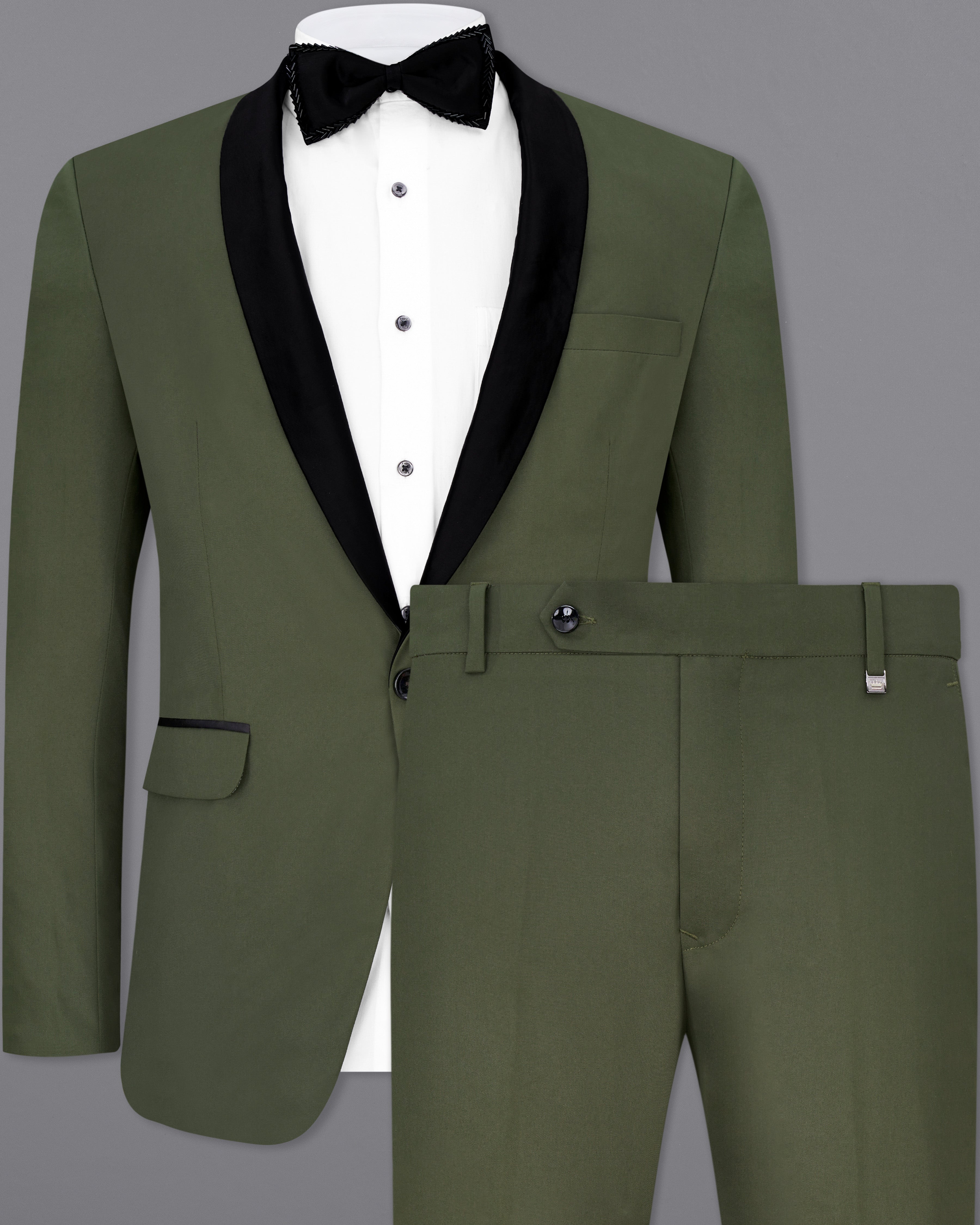 Twill Green Tuxedo Suit ST2460-BKL-36, ST2460-BKL-38, ST2460-BKL-40, ST2460-BKL-42, ST2460-BKL-44, ST2460-BKL-46, ST2460-BKL-48, ST2460-BKL-50, ST2460-BKL-52, ST2460-BKL-54, ST2460-BKL-56, ST2460-BKL-58, ST2460-BKL-60
