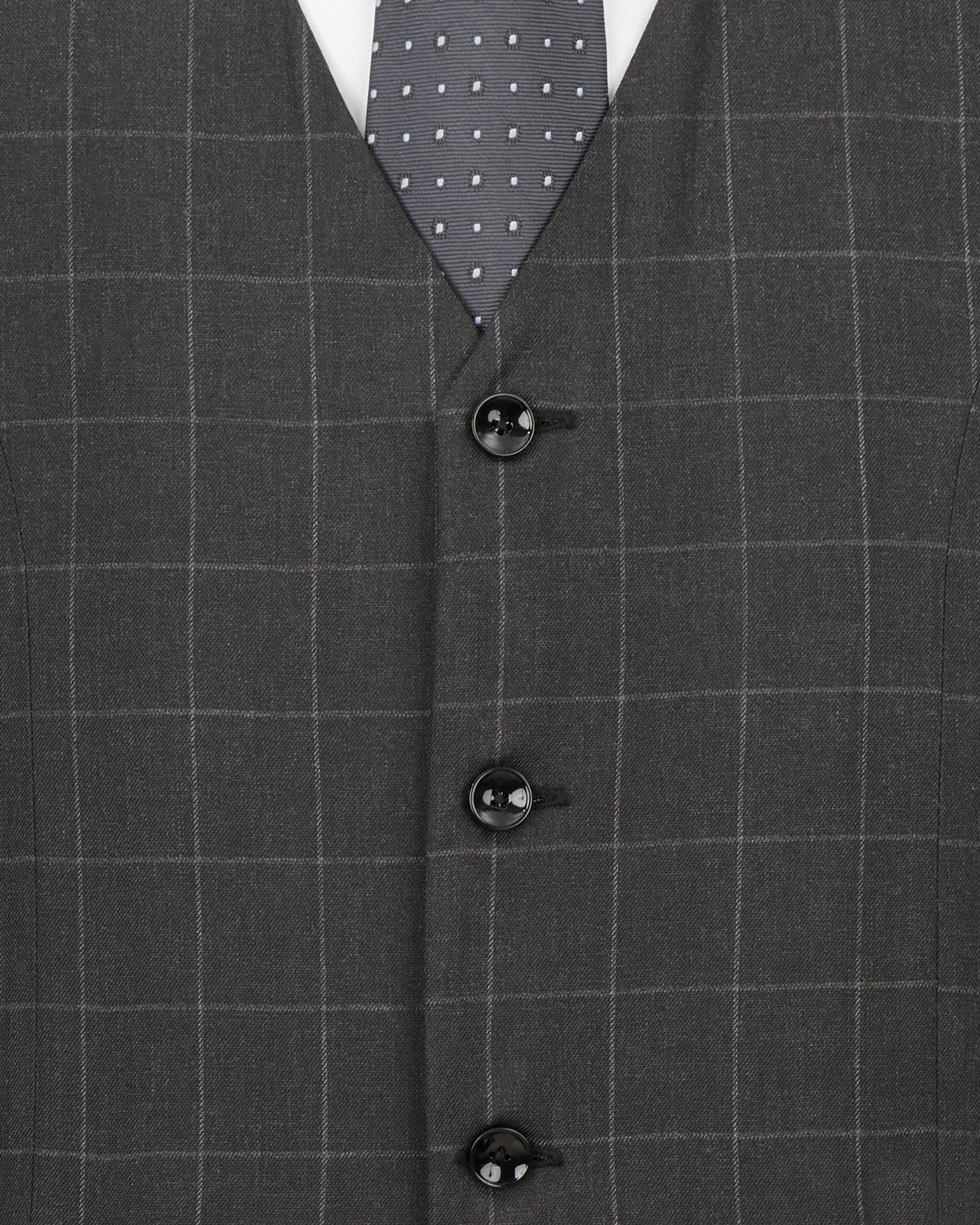 Charcoal Gray Windowpane Single Breasted Suit ST2473-SB-36, ST2473-SB-38, ST2473-SB-40, ST2473-SB-42, ST2473-SB-44, ST2473-SB-46, ST2473-SB-48, ST2473-SB-50, ST2473-SB-52, ST2473-SB-54, ST2473-SB-56, ST2473-SB-58, ST2473-SB-60