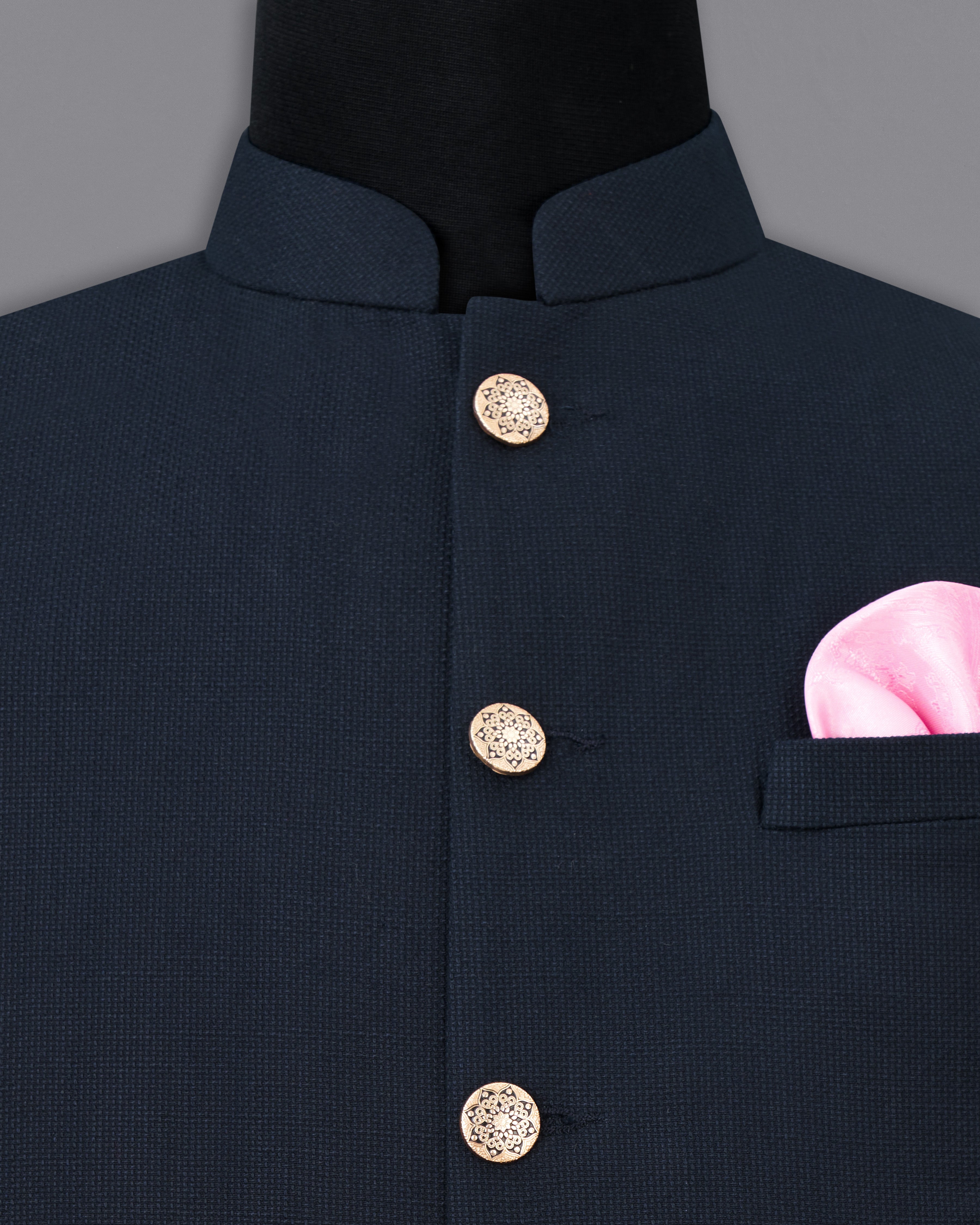 Firefly Navy Blue Premium Cotton Cross Buttoned Bandhgala Suit ST2504-CBG2-36, ST2504-CBG2-38, ST2504-CBG2-40, ST2504-CBG2-42, ST2504-CBG2-44, ST2504-CBG2-46, ST2504-CBG2-48, ST2504-CBG2-50, ST2504-CBG2-52, ST2504-CBG2-54, ST2504-CBG2-56, ST2504-CBG2-58, ST2504-CBG2-60