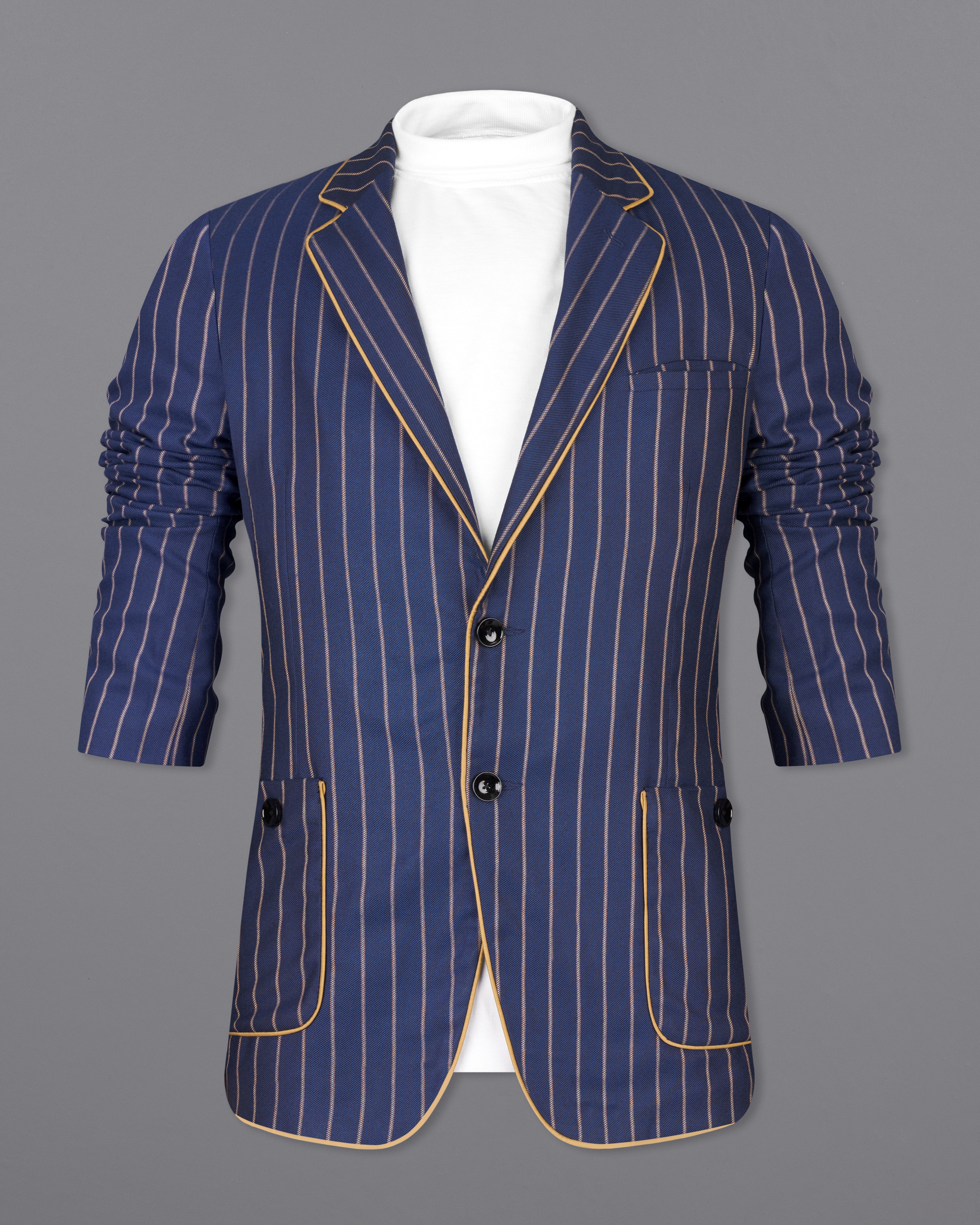Pickled Blue Striped Suit