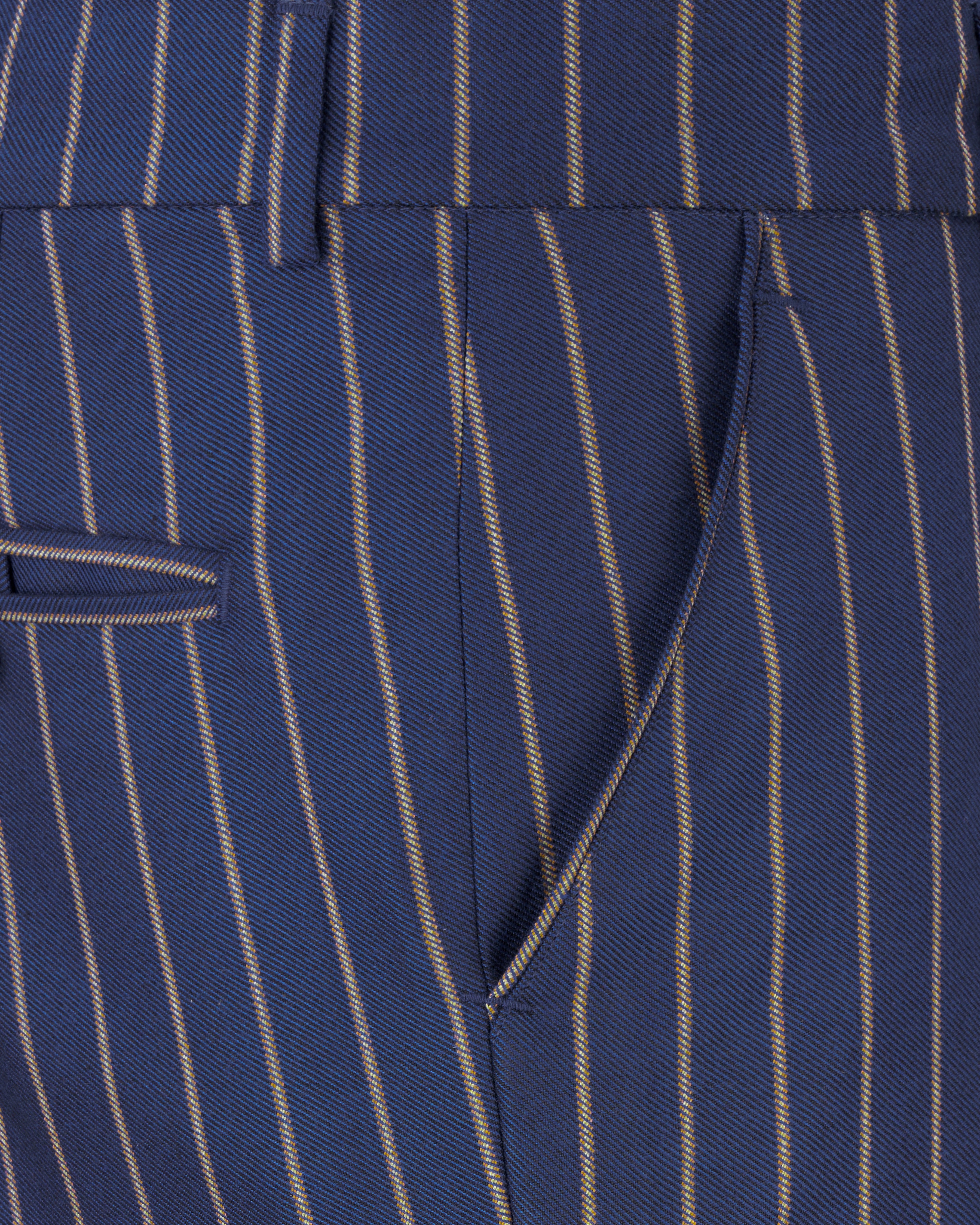 Pickled Blue Striped Suit