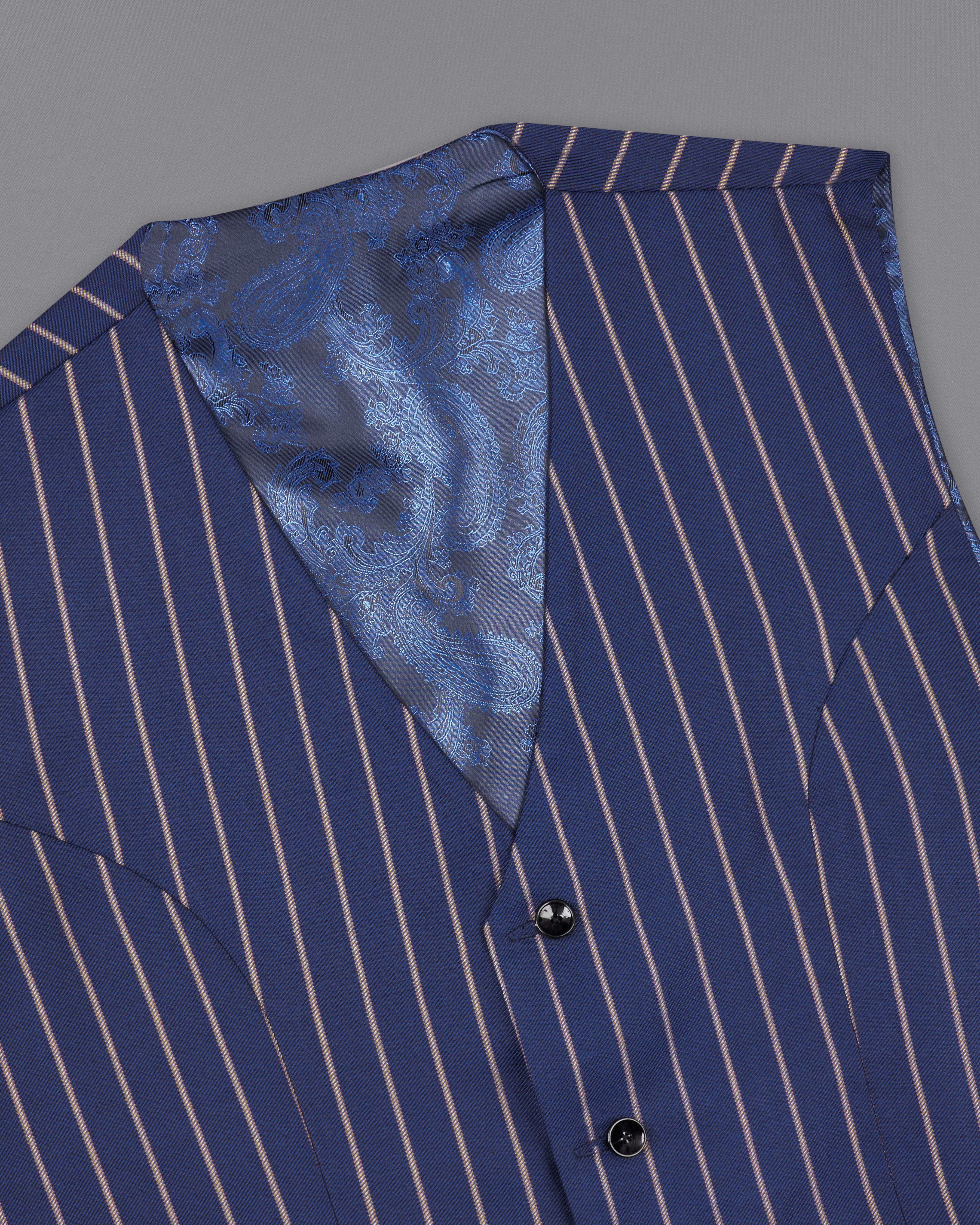 Pickled Blue Striped Suit