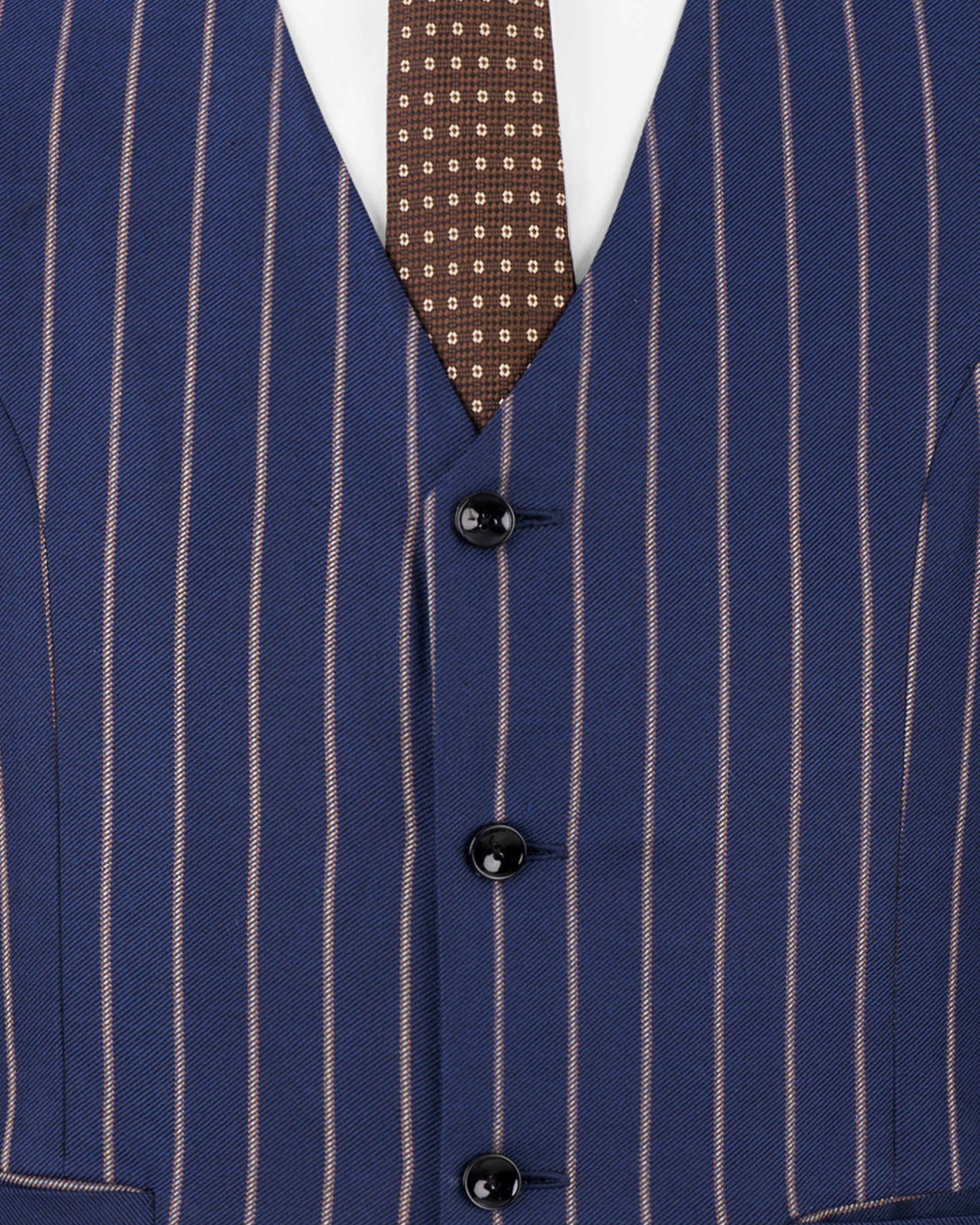 Pickled Blue Striped Suit