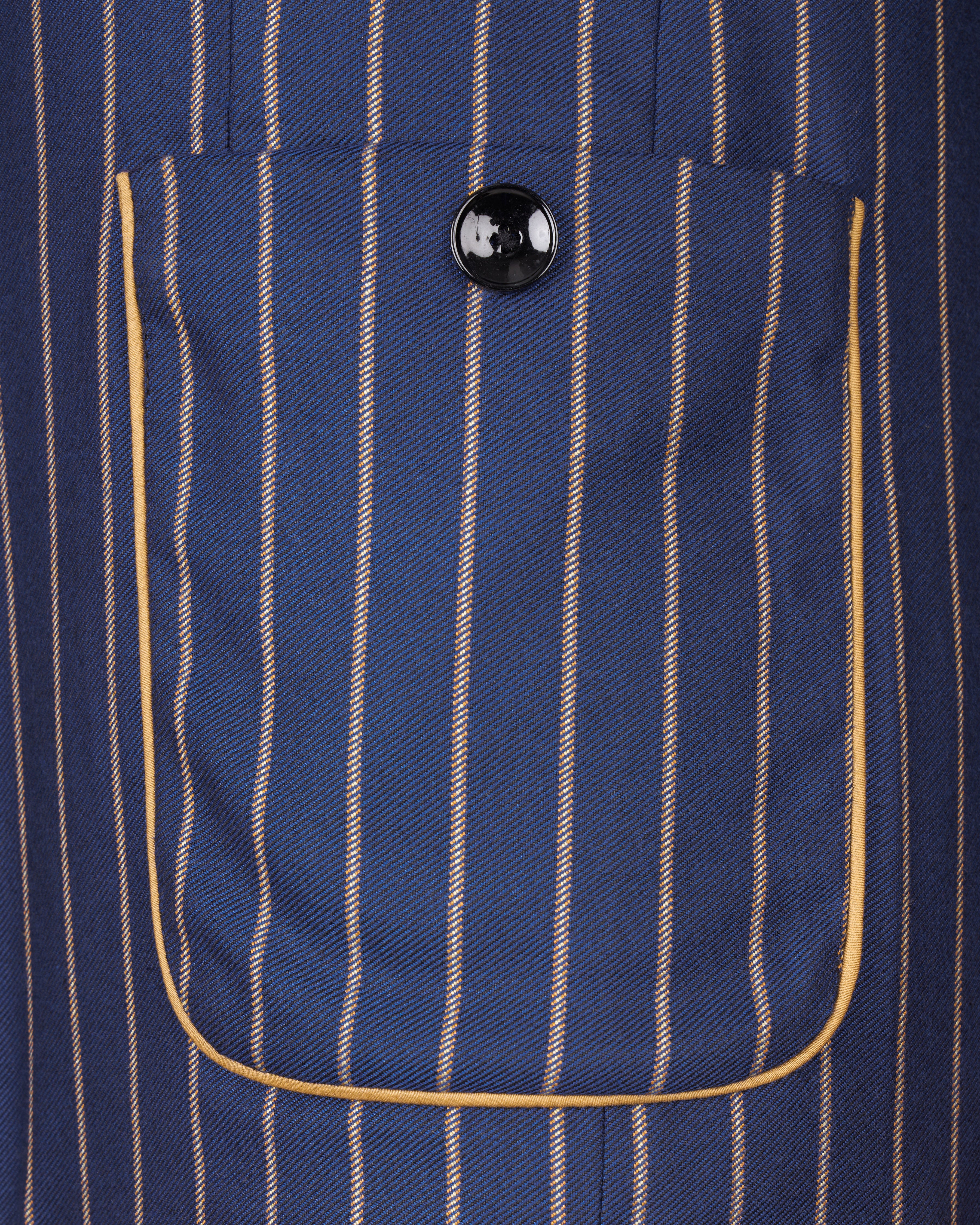 Pickled Blue Striped Suit