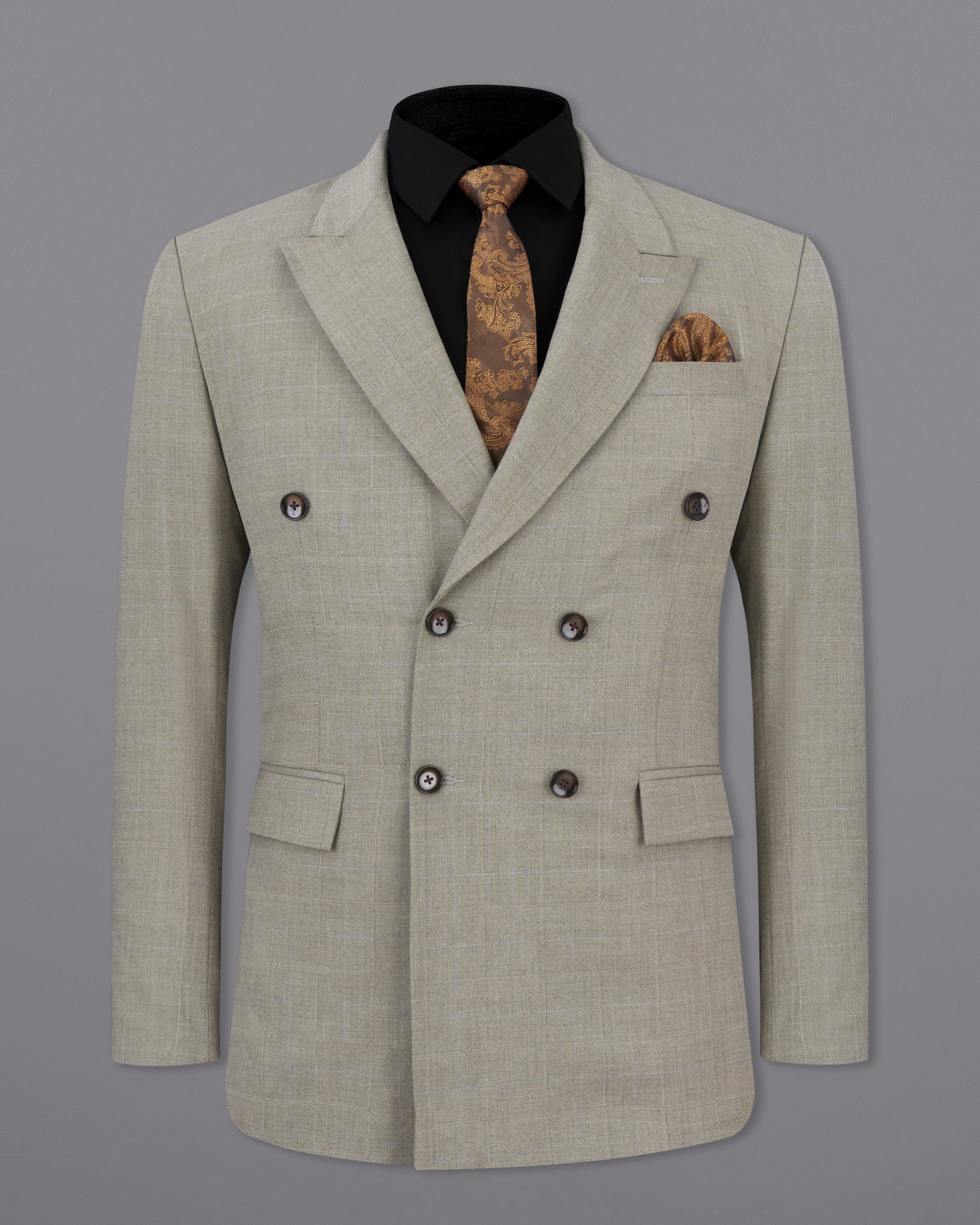 Sandrift Gray Double Breasted Suit ST2528-DB-36, ST2528-DB-38, ST2528-DB-40, ST2528-DB-42, ST2528-DB-44, ST2528-DB-46, ST2528-DB-48, ST2528-DB-50, ST2528-DB-52, ST2528-DB-54, ST2528-DB-56, ST2528-DB-58, ST2528-DB-60