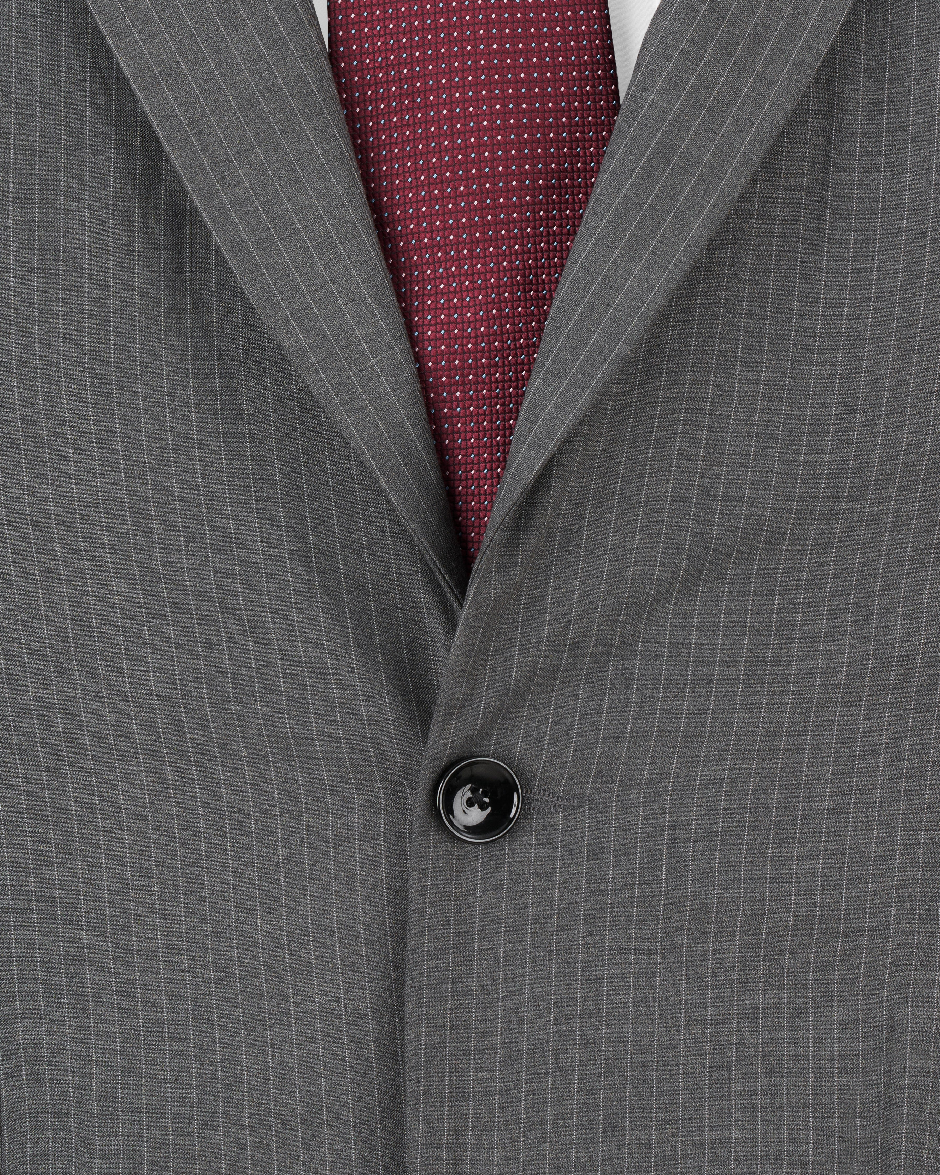 Ironside Gray Striped Single Breasted Suit ST2538-SB-36, ST2538-SB-38, ST2538-SB-40, ST2538-SB-42, ST2538-SB-44, ST2538-SB-46, ST2538-SB-48, ST2538-SB-50, ST2538-SB-53, ST2538-SB-54, ST2538-SB-56, ST2538-SB-58, ST2538-SB-60