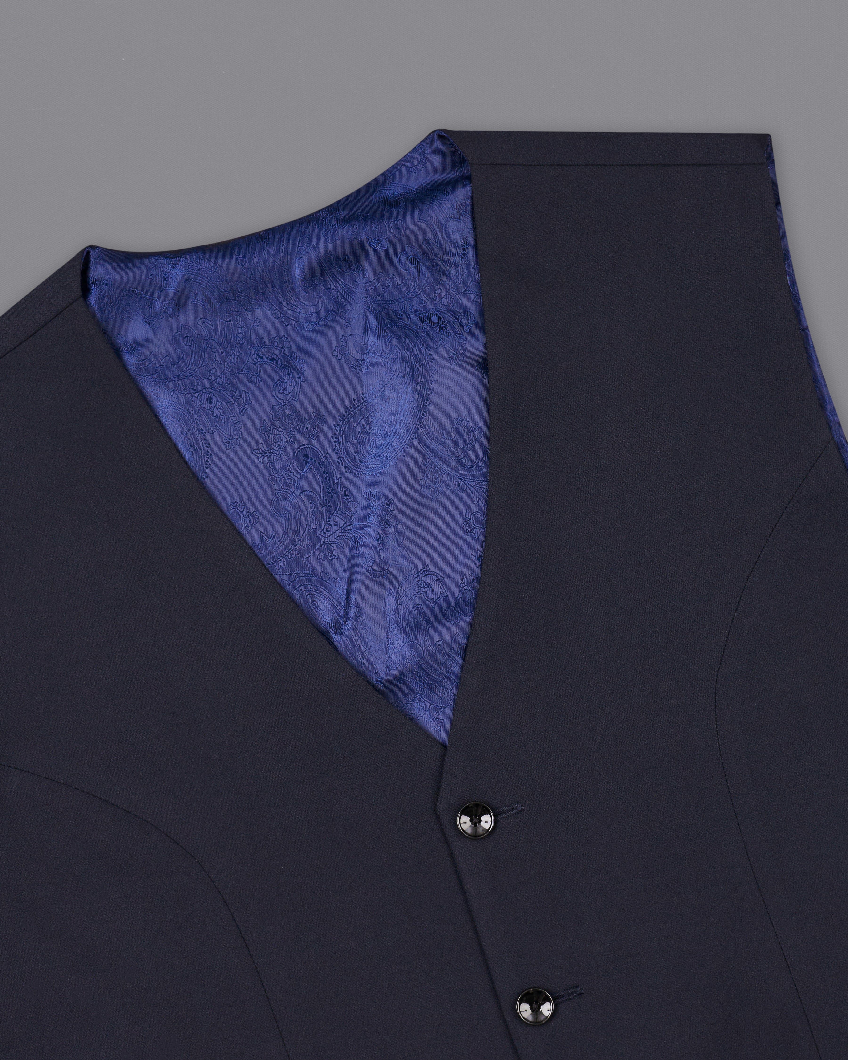 Thunder Blue with White Piping Work Single Breasted Designer Suit ST2541-SB-D248-36, ST2541-SB-D248-38, ST2541-SB-D248-40, ST2541-SB-D248-42, ST2541-SB-D248-44, ST2541-SB-D248-46, ST2541-SB-D248-48, ST2541-SB-D248-50, ST2541-SB-D248-54, ST2541-SB-D248-54, ST2541-SB-D248-56, ST2541-SB-D248-58, ST2541-SB-D248-60