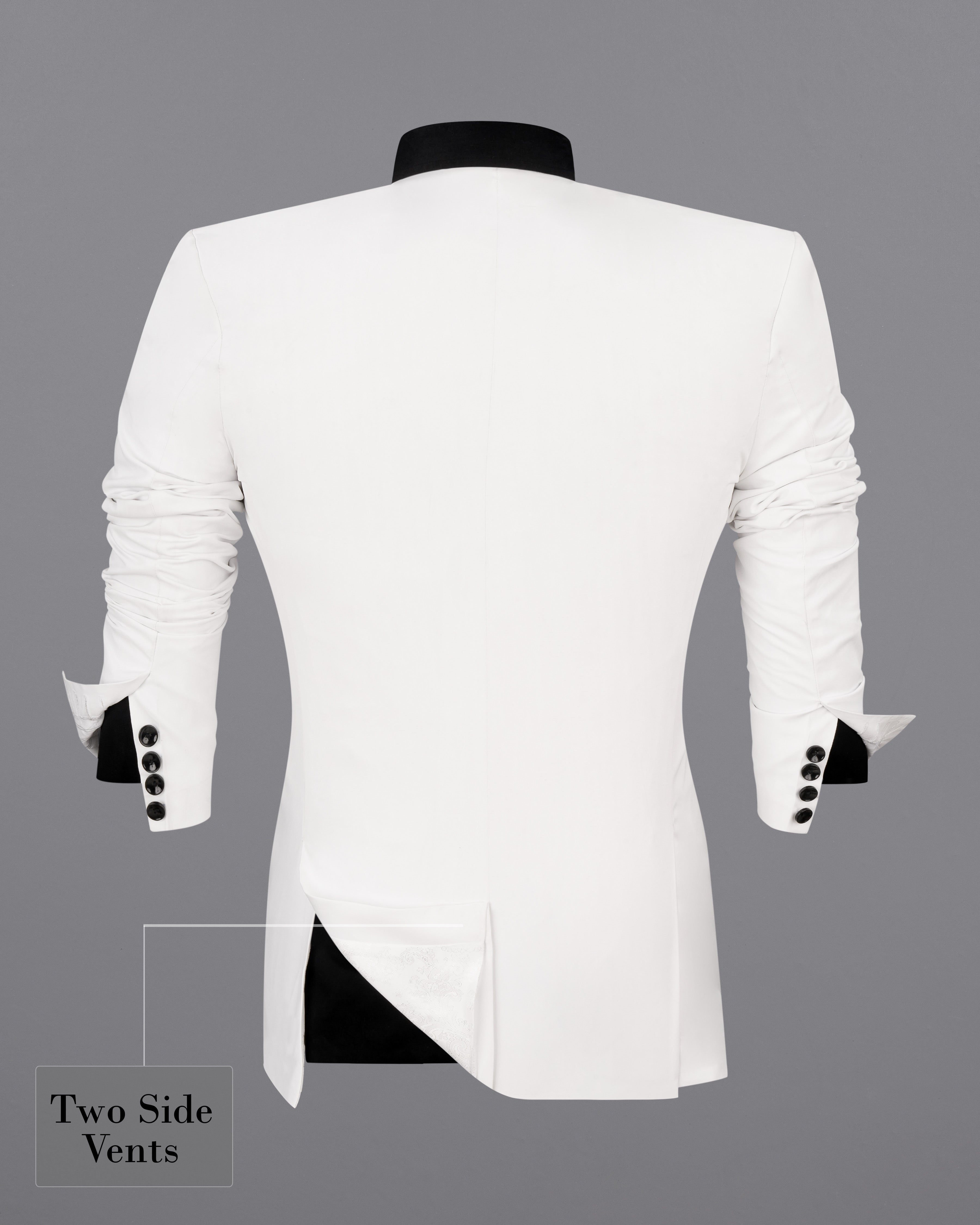 Bright White Designer Suit ST2545-D252-36, ST2545-D252-38, ST2545-D252-40, ST2545-D252-42, ST2545-D252-44, ST2545-D252-46, ST2545-D252-48, ST2545-D252-50, ST2545-D252-54, ST2545-D252-54, ST2545-D252-56, ST2545-D252-58, ST2545-D252-60