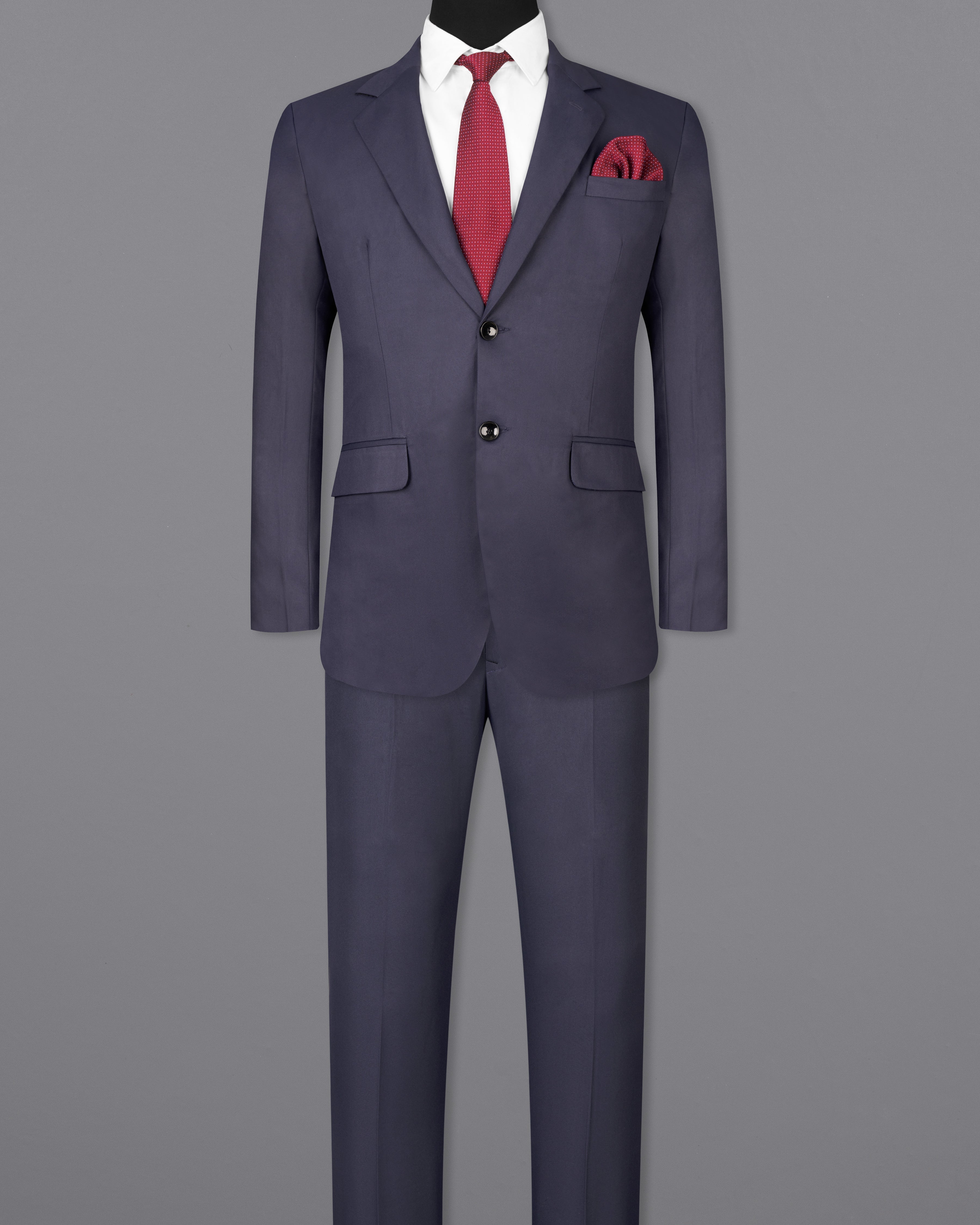 Gunmetal Blue Single Breasted Suit ST2565-SB-36,ST2565-SB-38,ST2565-SB-40,ST2565-SB-42,ST2565-SB-44,ST2565-SB-46,ST2565-SB-48,ST2565-SB-50,,ST2565-SB-52,ST2565-SB-54,ST2565-SB-56,ST2565-SB-58,ST2565-SB-60