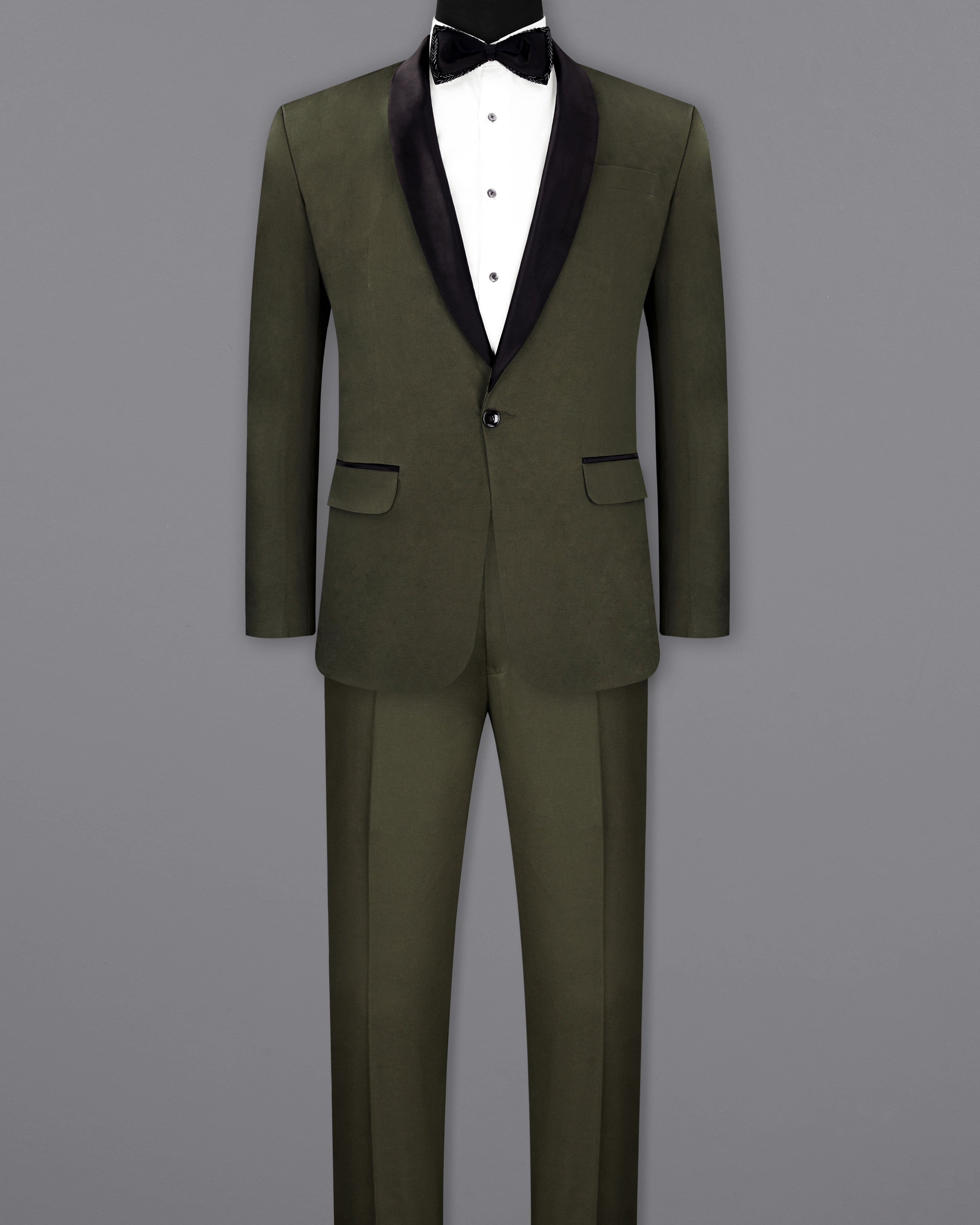 Taupe Green Premium Cotton Tuxedo Suit ST2646-BKL, ST2646-BKL-36, ST2646-BKL-38, ST2646-BKL-40, ST2646-BKL-42, ST2646-BKL-44, ST2646-BKL-46, ST2646-BKL-48, ST2646-BKL-50, ST2646-BKL-52, ST2646-BKL-54, ST2646-BKL-56, ST2646-BKL-58, ST2646-BKL-60