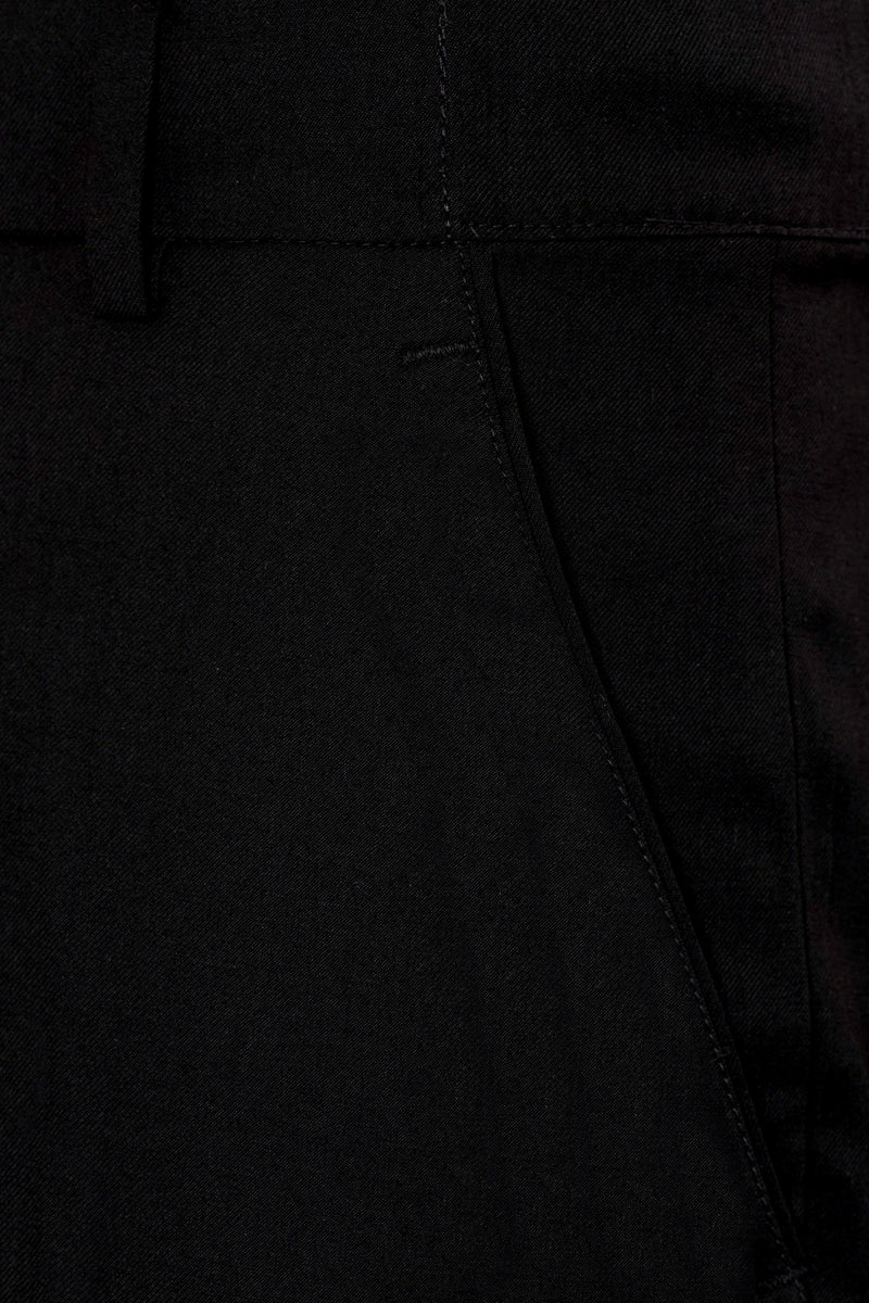 Jade Black Wool Rich Designer Suit