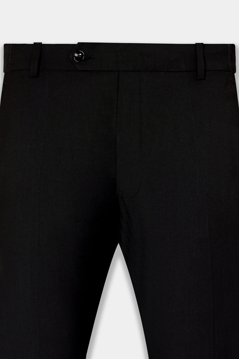 Apricot Brown Subtle Checkered Wool Rich Suit