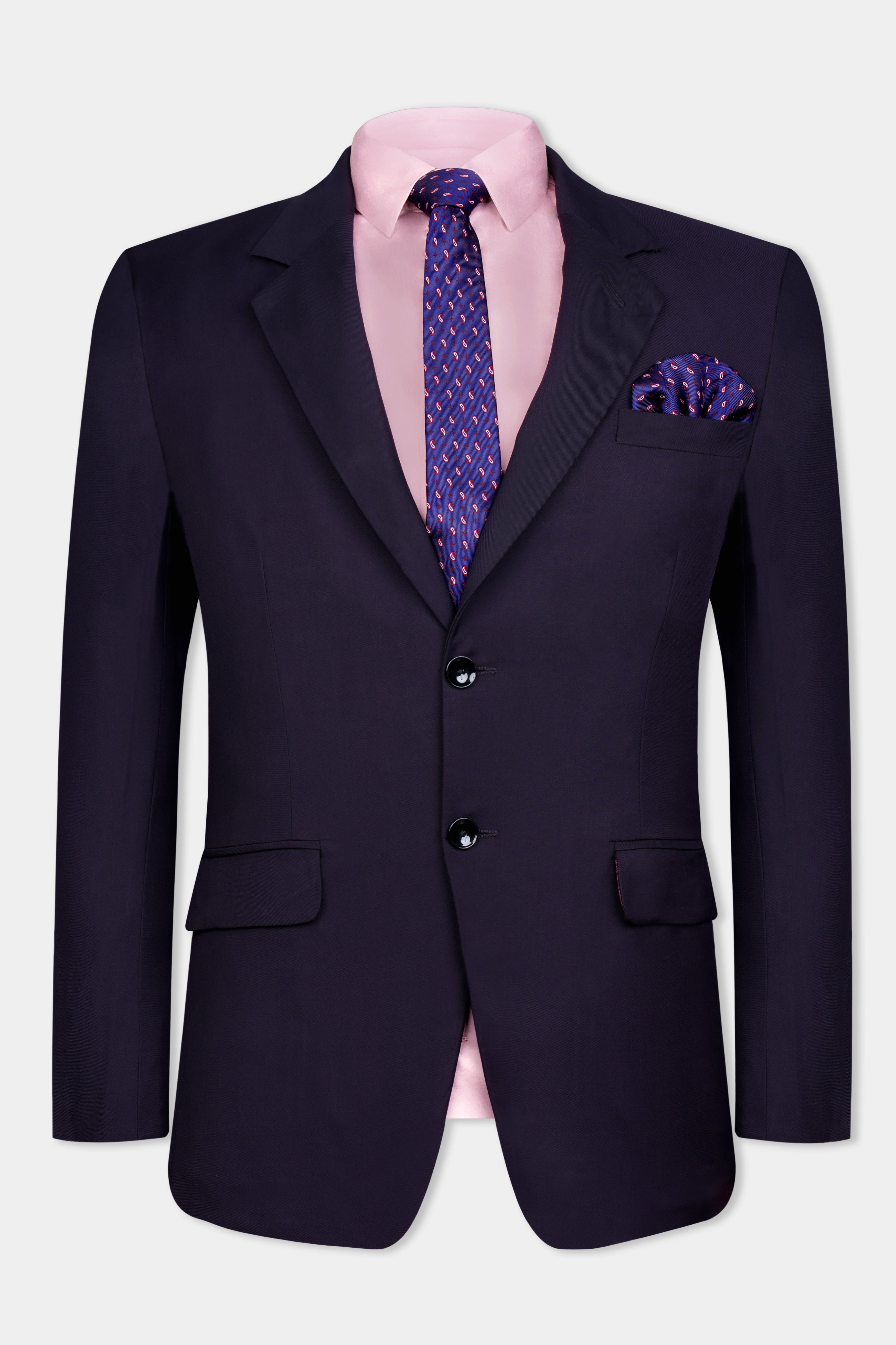 Bluish Wool Rich Single-breasted Suit ST3029-SB-36, ST3029-SB-38, ST3029-SB-40, ST3029-SB-42, ST3029-SB-44, ST3029-SB-46, ST3029-SB-48, ST3029-SB-50, ST3029-SB-52, ST3029-SB-54, ST3029-SB-56, ST3029-SB-58, ST3029-SB-60