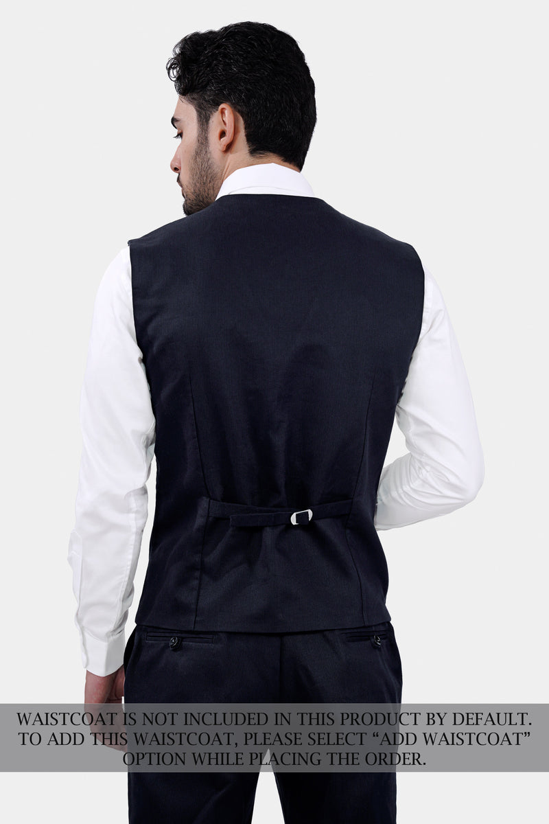 Haiti Blue Premium Cotton Corduroy Sports Suit