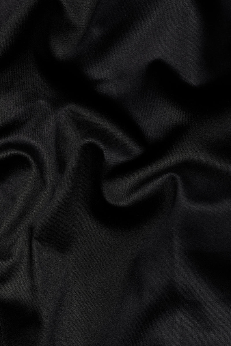 Jade Black Colosseum Embroidered Wool Rich Designer Suit