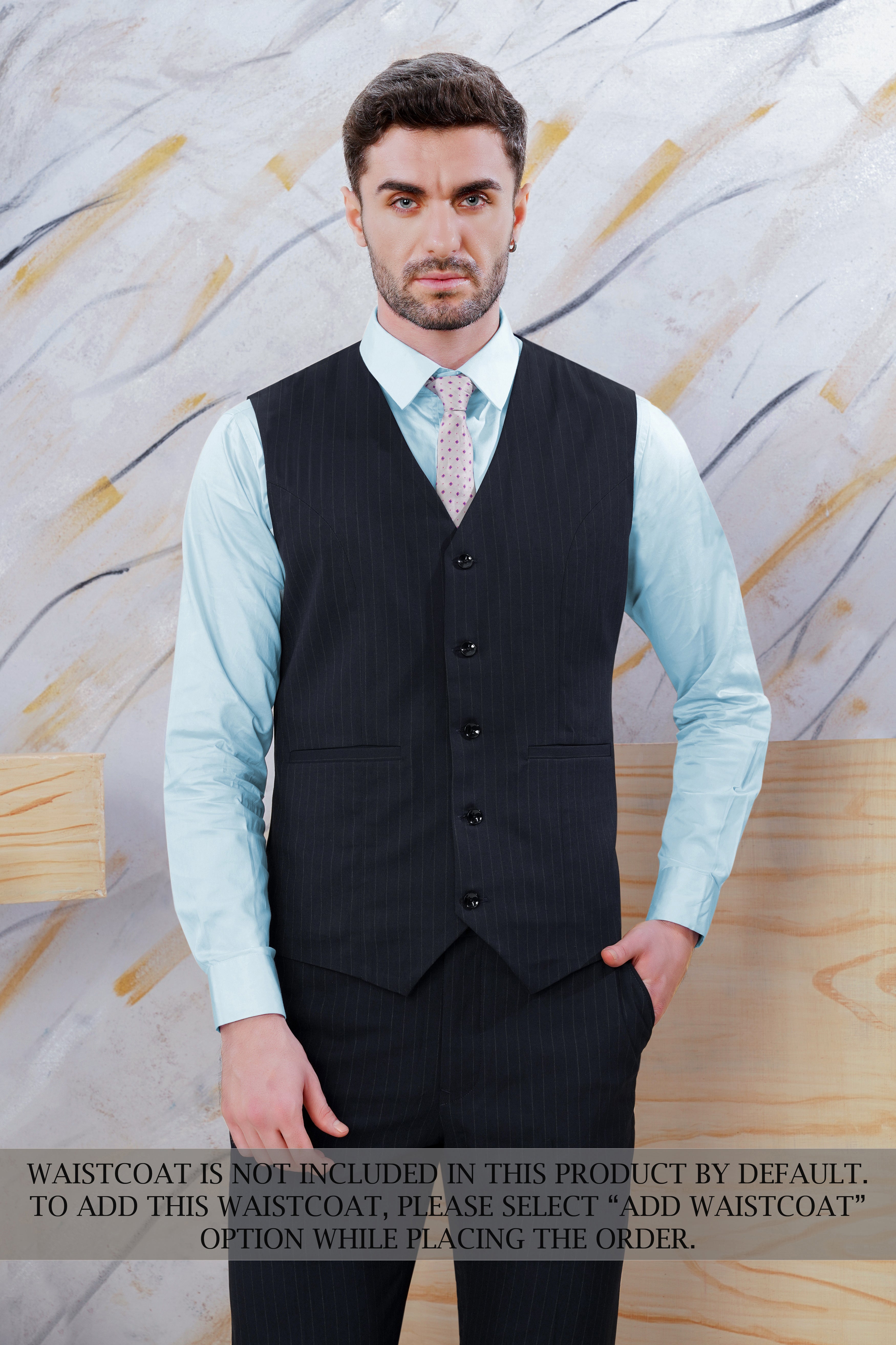 Broncos Blue Striped Wool Rich Suit ST3080-SB-36, ST3080-SB-38, ST3080-SB-40, ST3080-SB-42, ST3080-SB-44, ST3080-SB-46, ST3080-SB-48, ST3080-SB-50, ST3080-SB-52, ST3080-SB-54, ST3080-SB-56, ST3080-SB-58, ST3080-SB-60