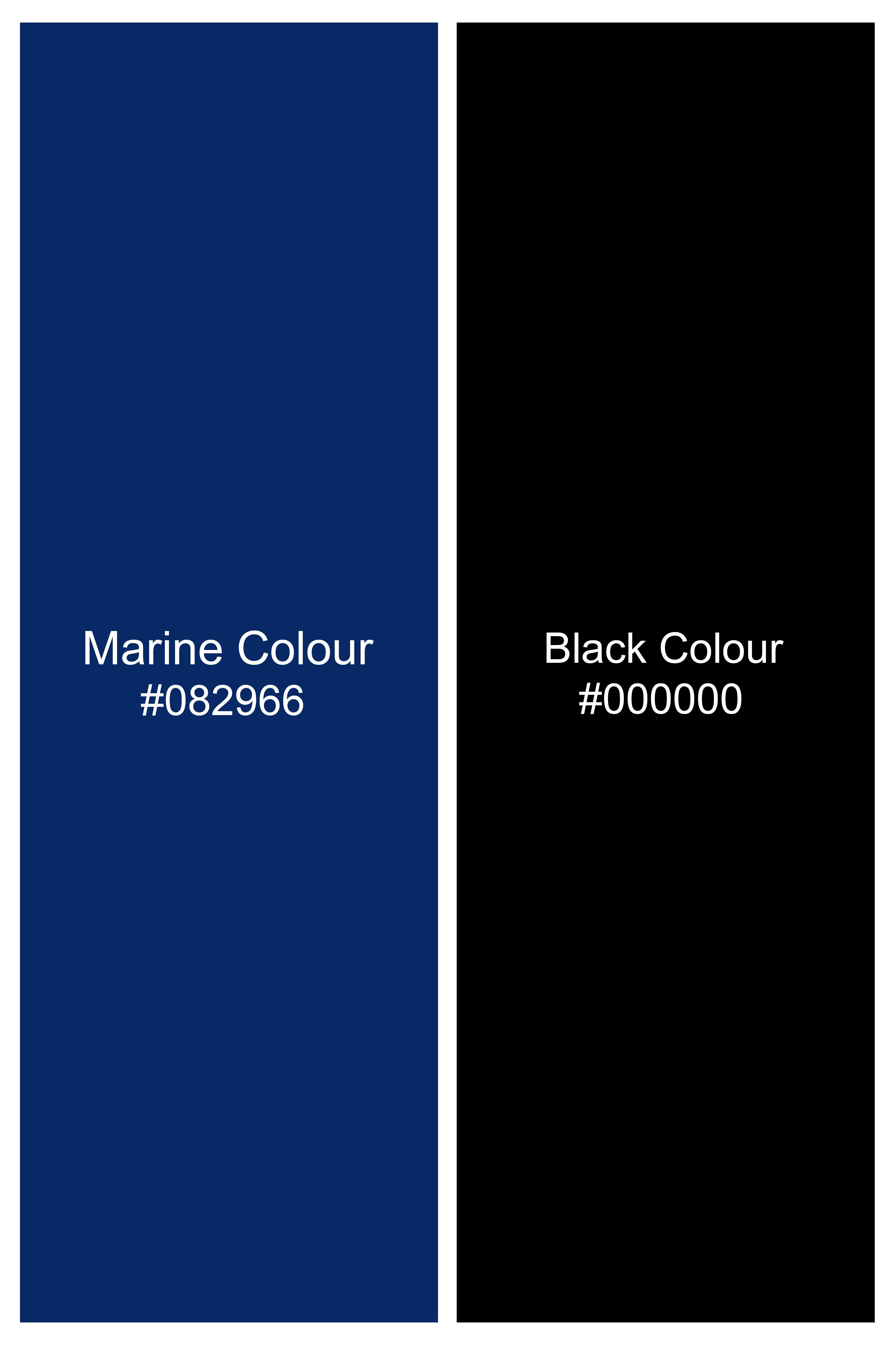 Marine Blue and Black Geometric Pattern Wool Rich Suit ST3097-SB-36, ST3097-SB-38, ST3097-SB-40, ST3097-SB-42, ST3097-SB-44, ST3097-SB-46, ST3097-SB-48, ST3097-SB-50, ST3097-SB-52, ST3097-SB-54, ST3097-SB-56, ST3097-SB-58, ST3097-SB-60