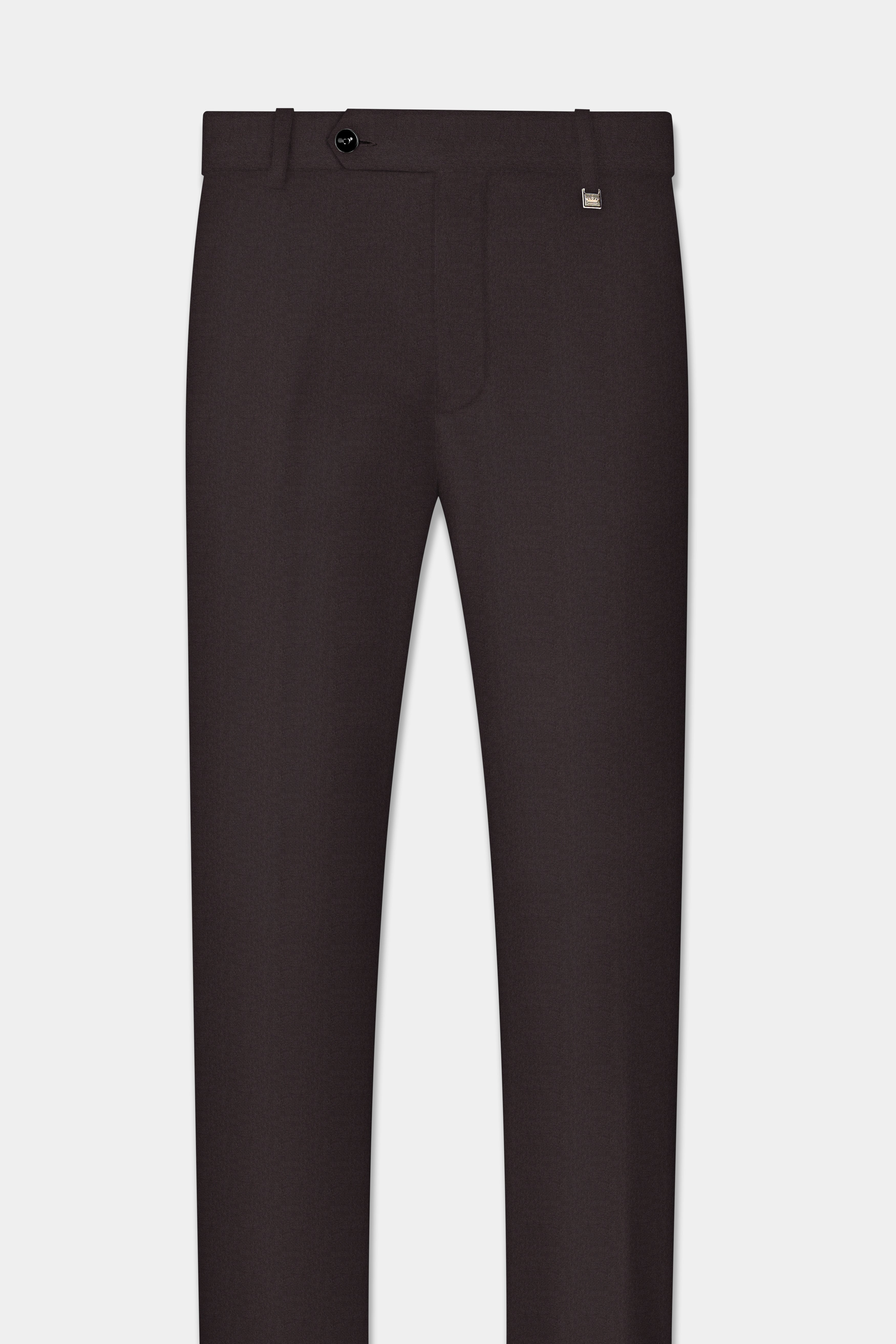 Birch Brown Wool Rich Suit