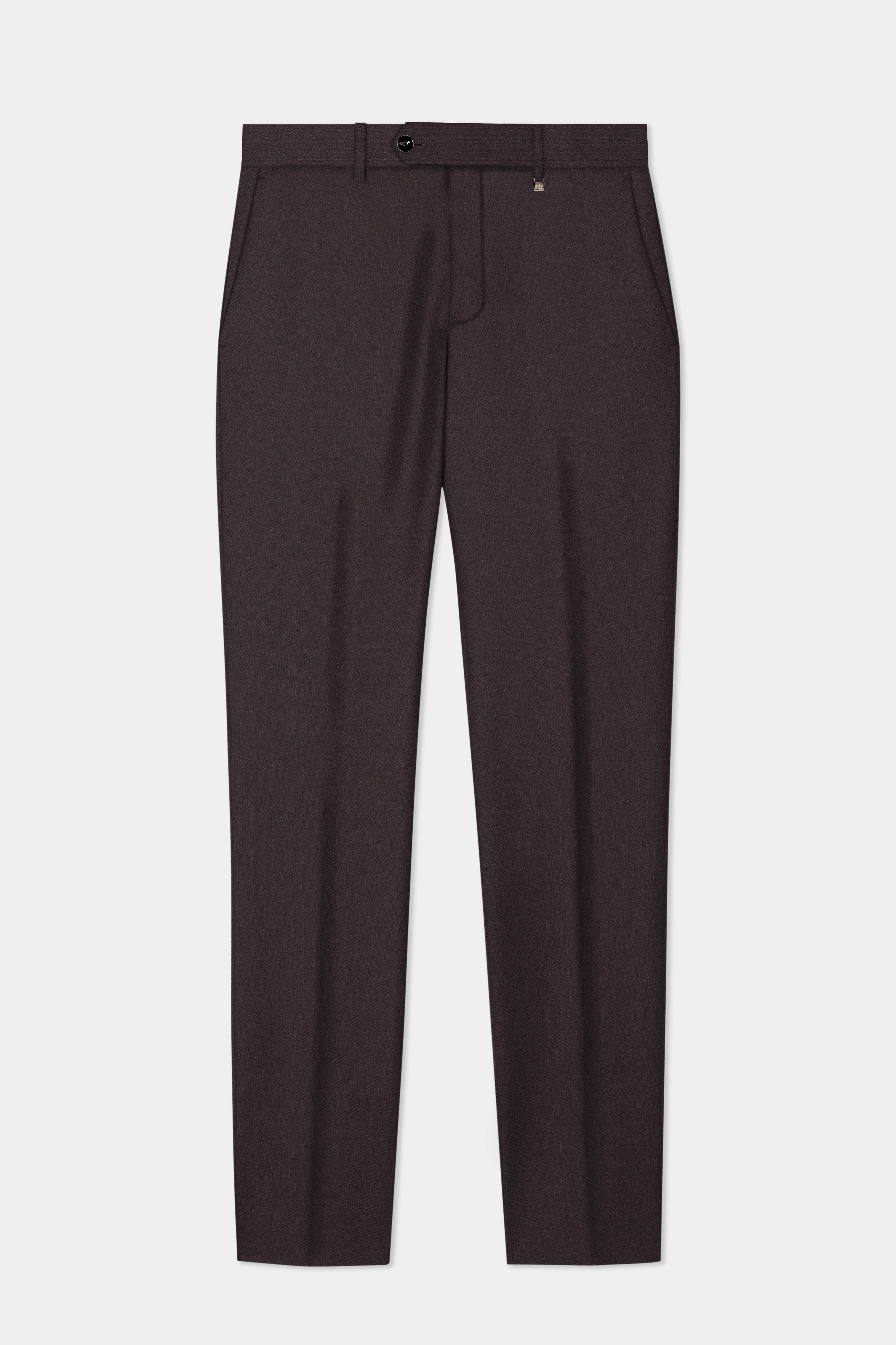 Birch Brown Wool Rich Suit