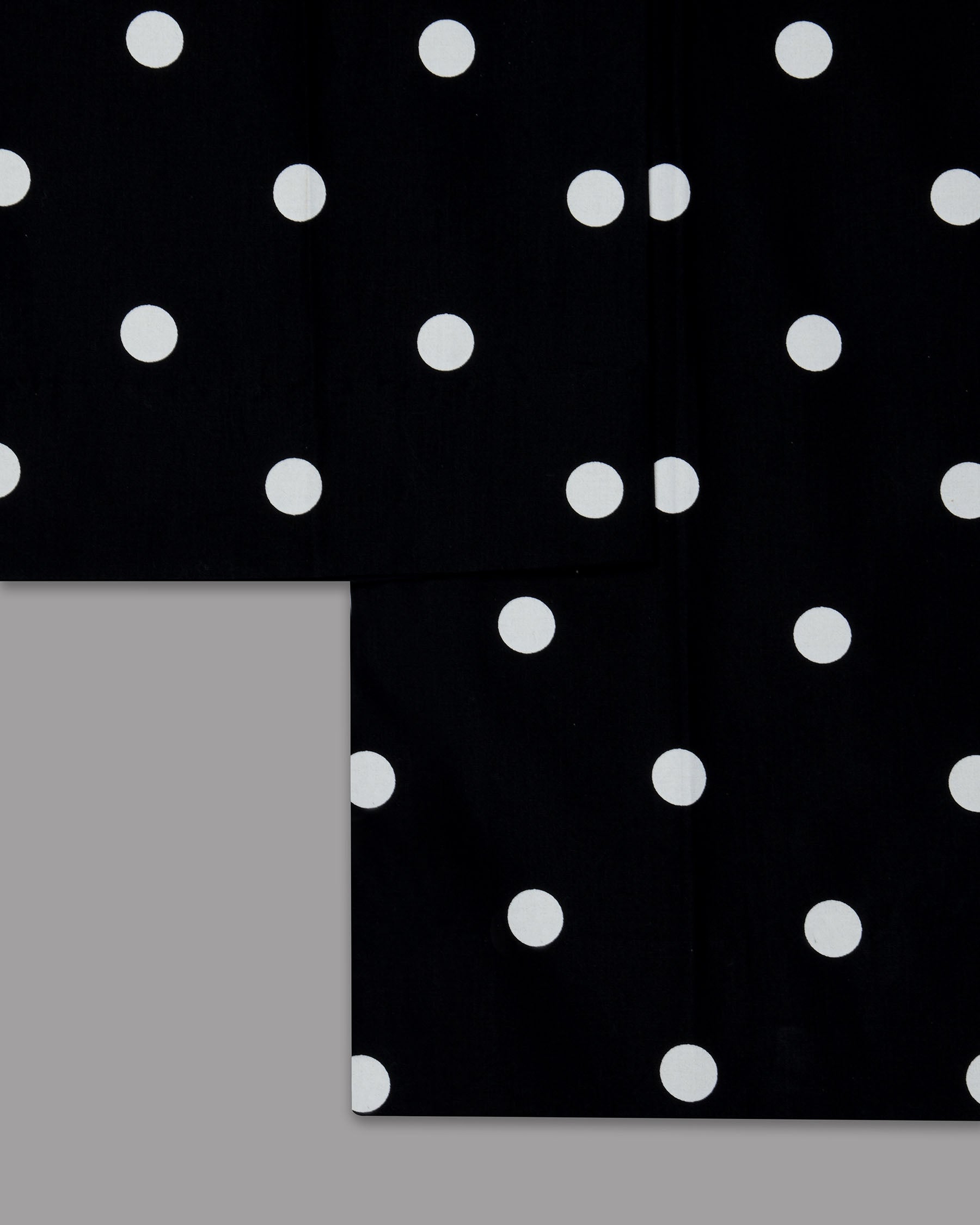 Jade Black Polka print Premium Cotton Suit