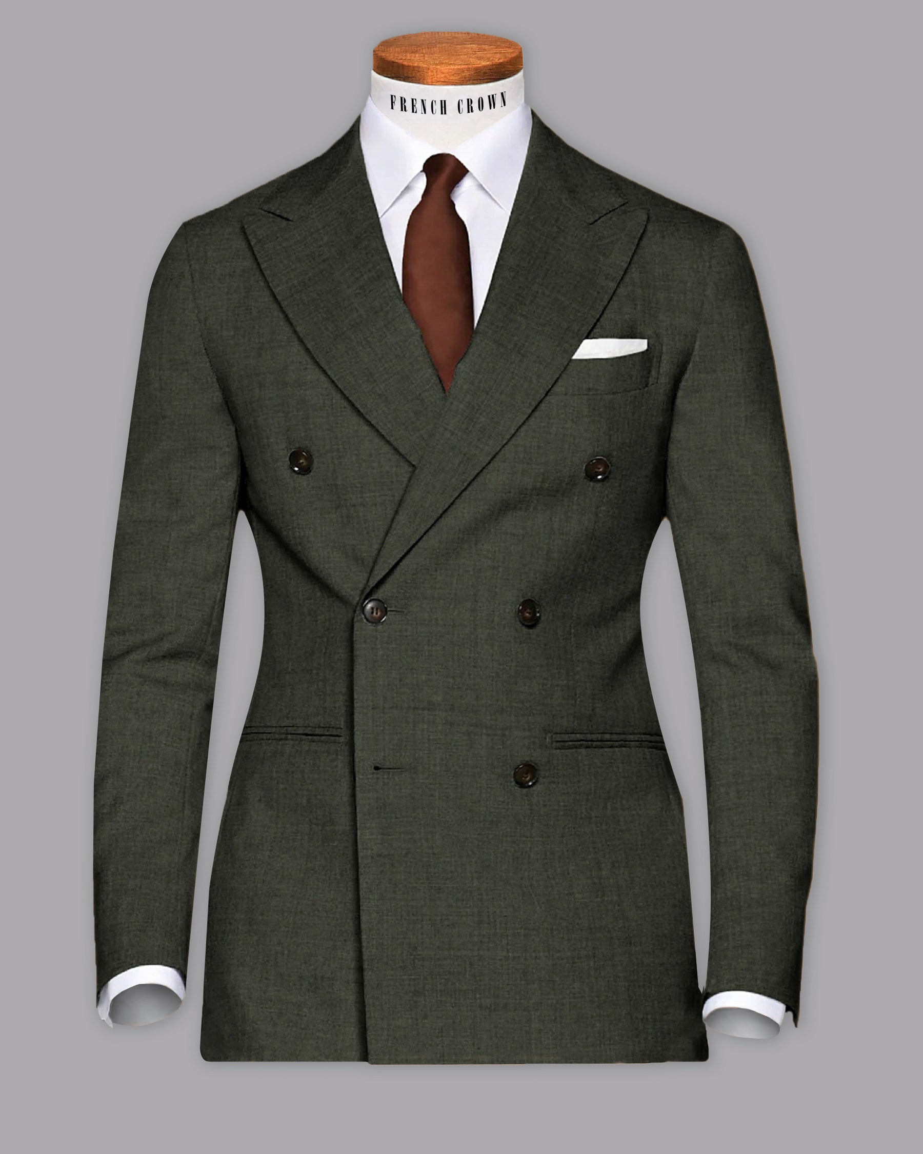 Juniper Green Subtle Sheen Double Breasted Suit ST51DB-R-36, ST51DB-R-38, ST51DB-R-40, ST51DB-R-42, ST51DB-R-44, ST51DB-R-46, ST51DB-R-48, ST51DB-R-50, ST51DB-R-52, ST51DB-R-54, ST51DB-R-56, ST51DB-R-58, ST51DB-R-60