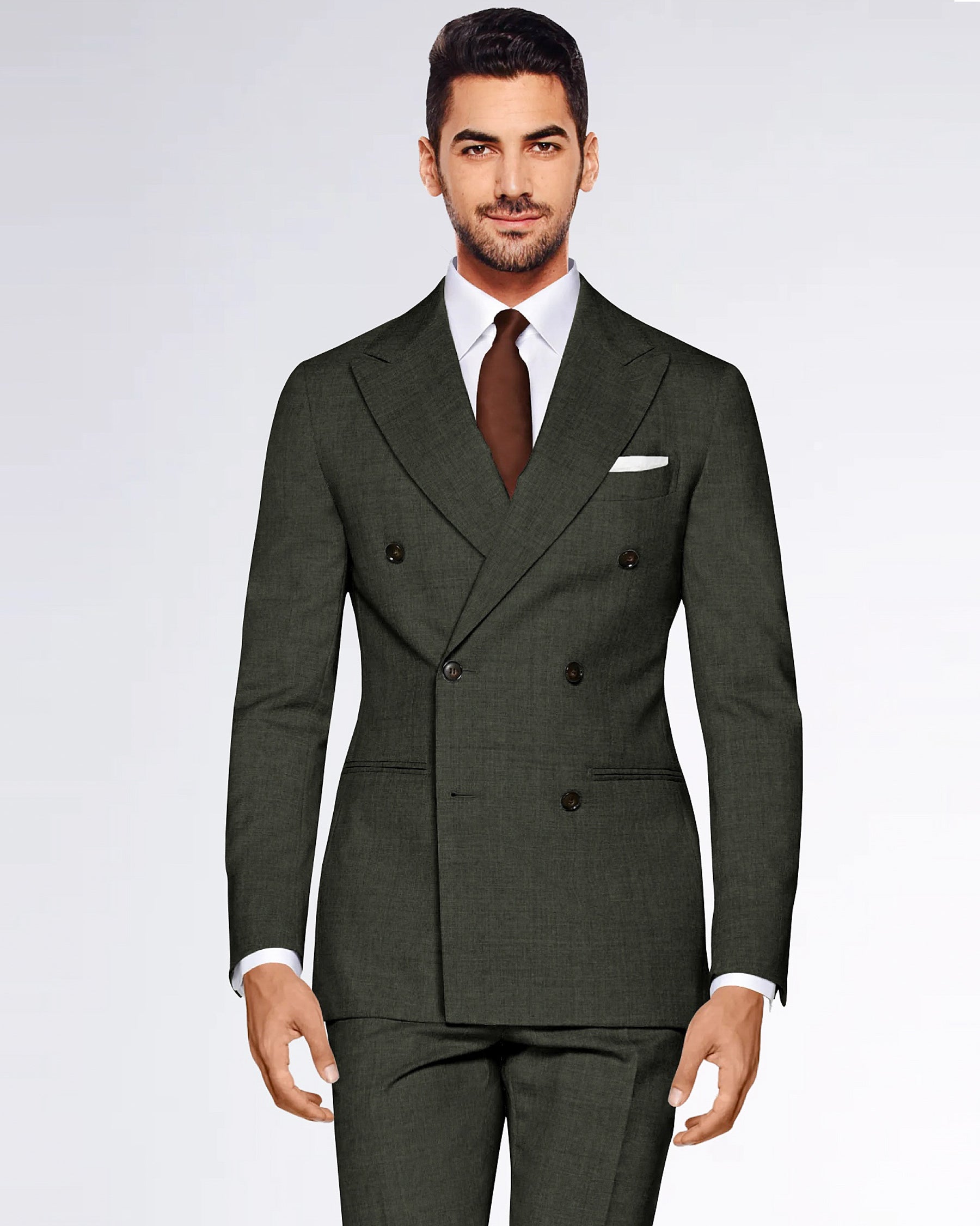 Juniper Green Subtle Sheen Double Breasted Suit ST51DB-R-36, ST51DB-R-38, ST51DB-R-40, ST51DB-R-42, ST51DB-R-44, ST51DB-R-46, ST51DB-R-48, ST51DB-R-50, ST51DB-R-52, ST51DB-R-54, ST51DB-R-56, ST51DB-R-58, ST51DB-R-60