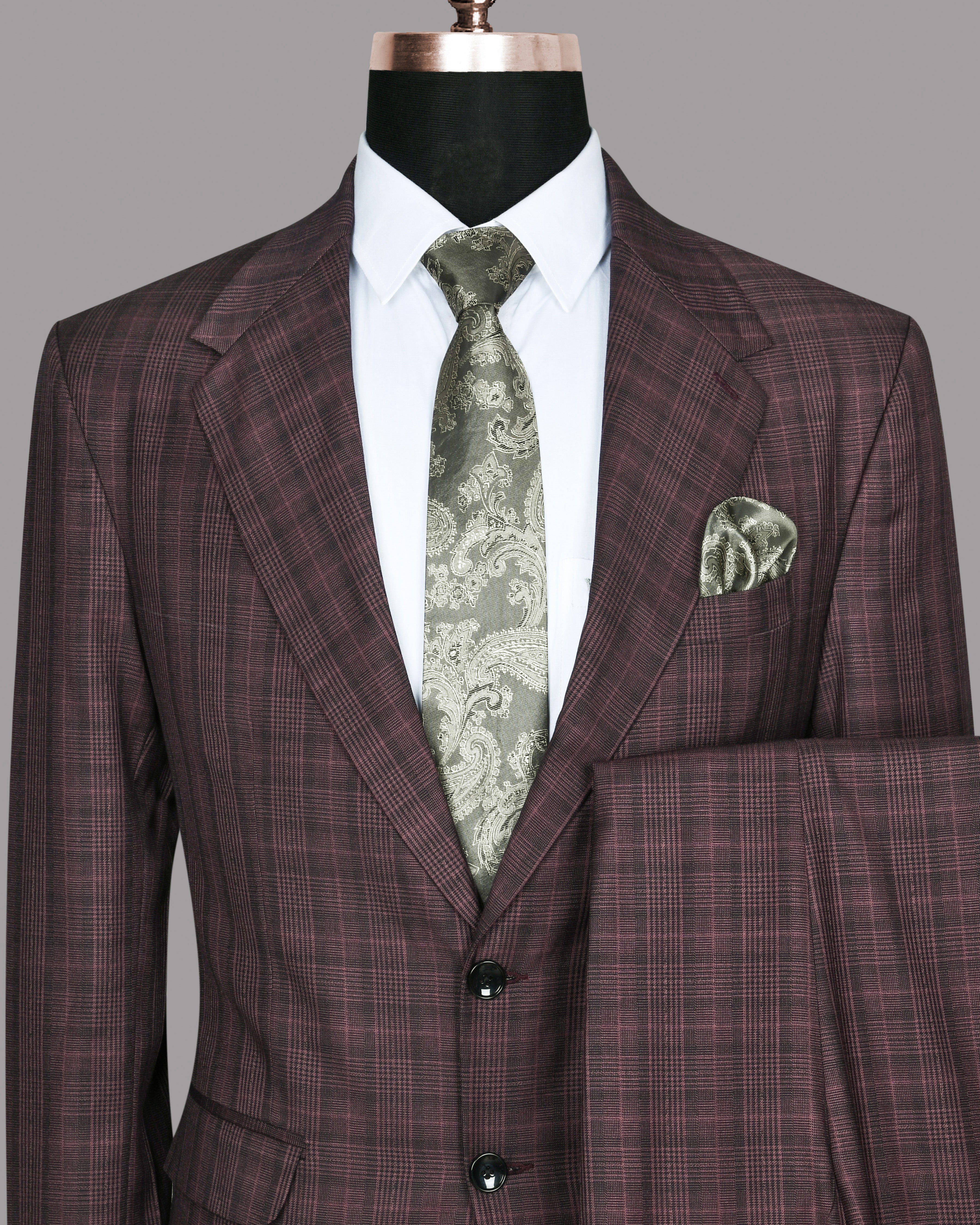 Rosewood Plaid Suit
