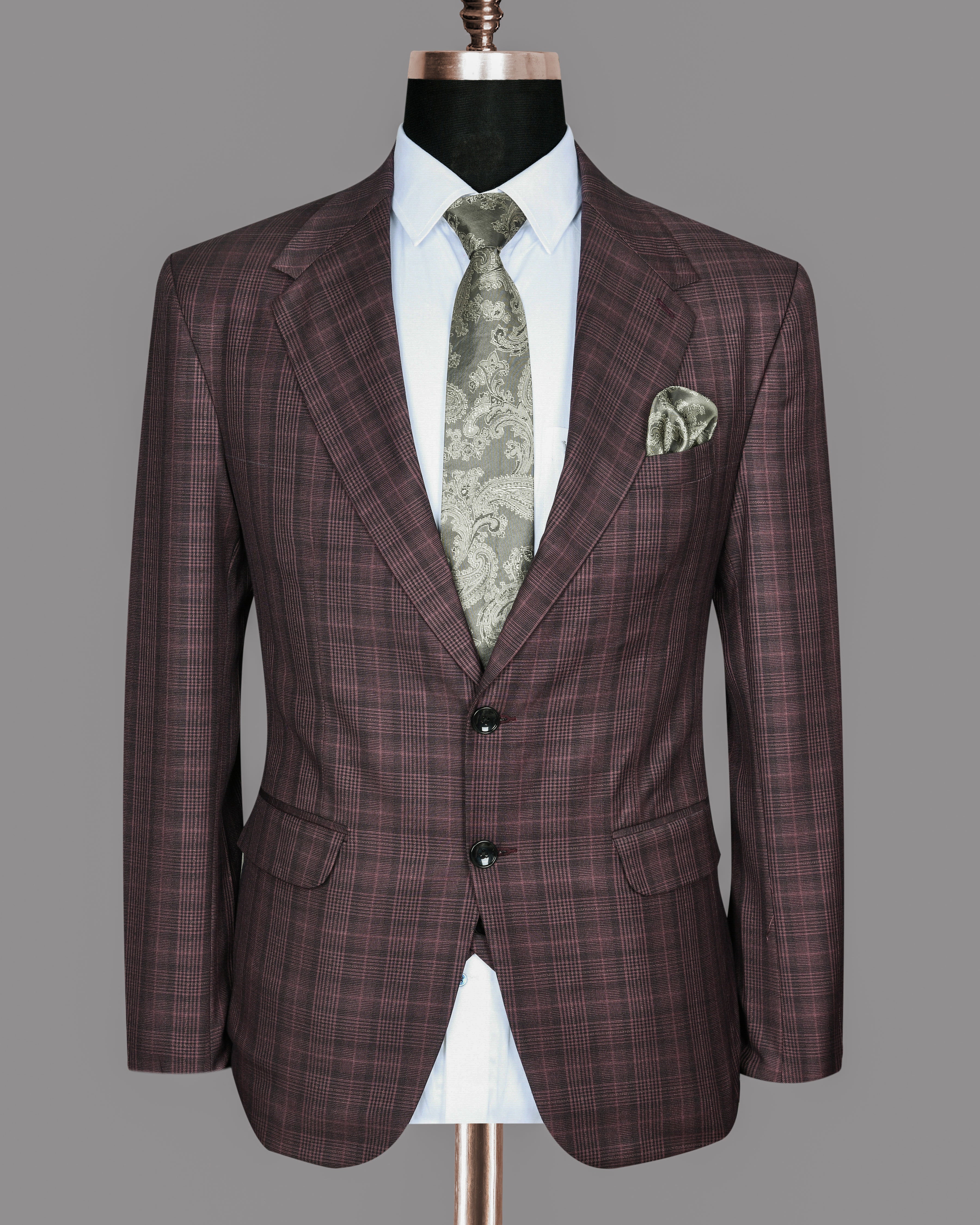 Rosewood Plaid Suit