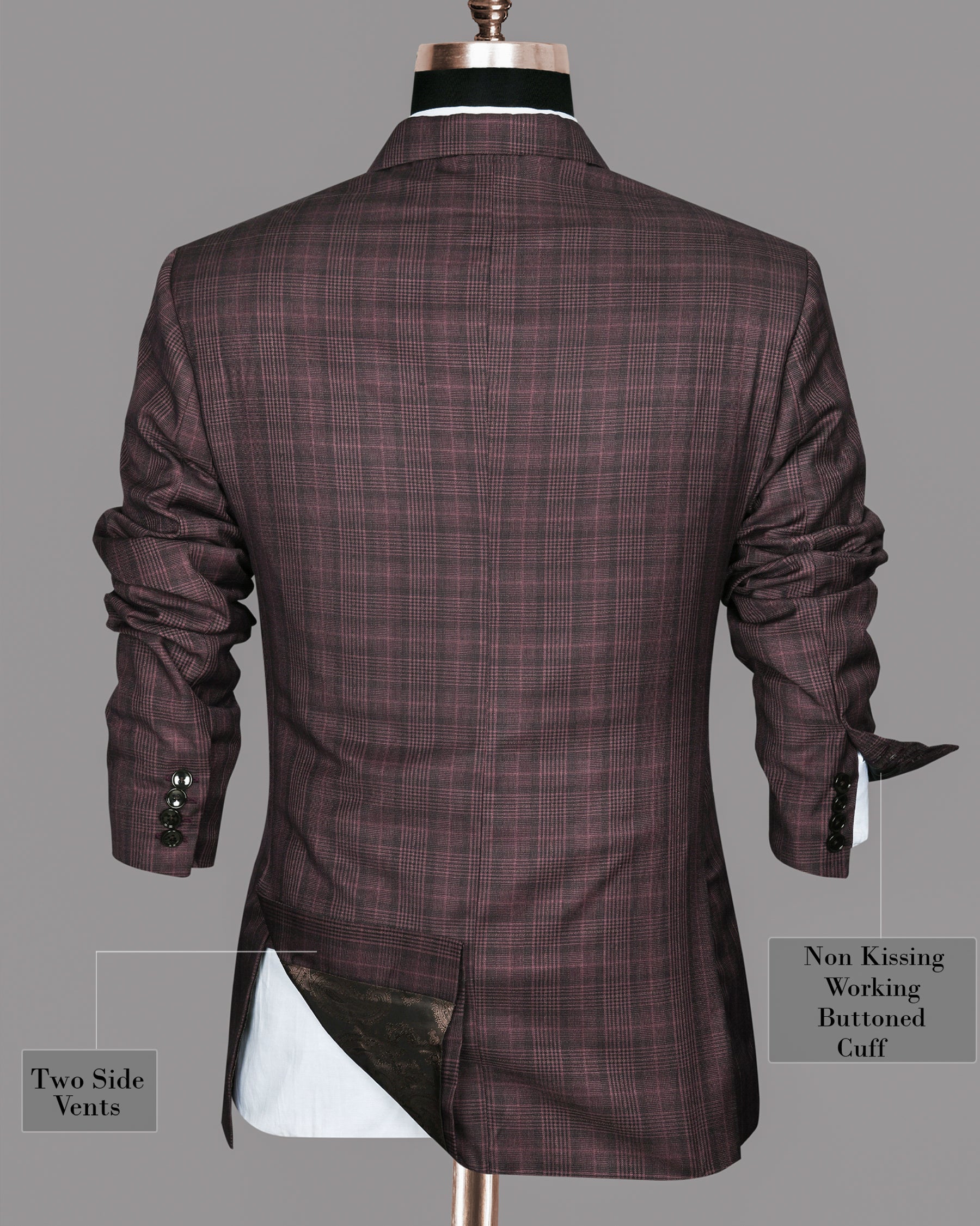 Rosewood Plaid Suit