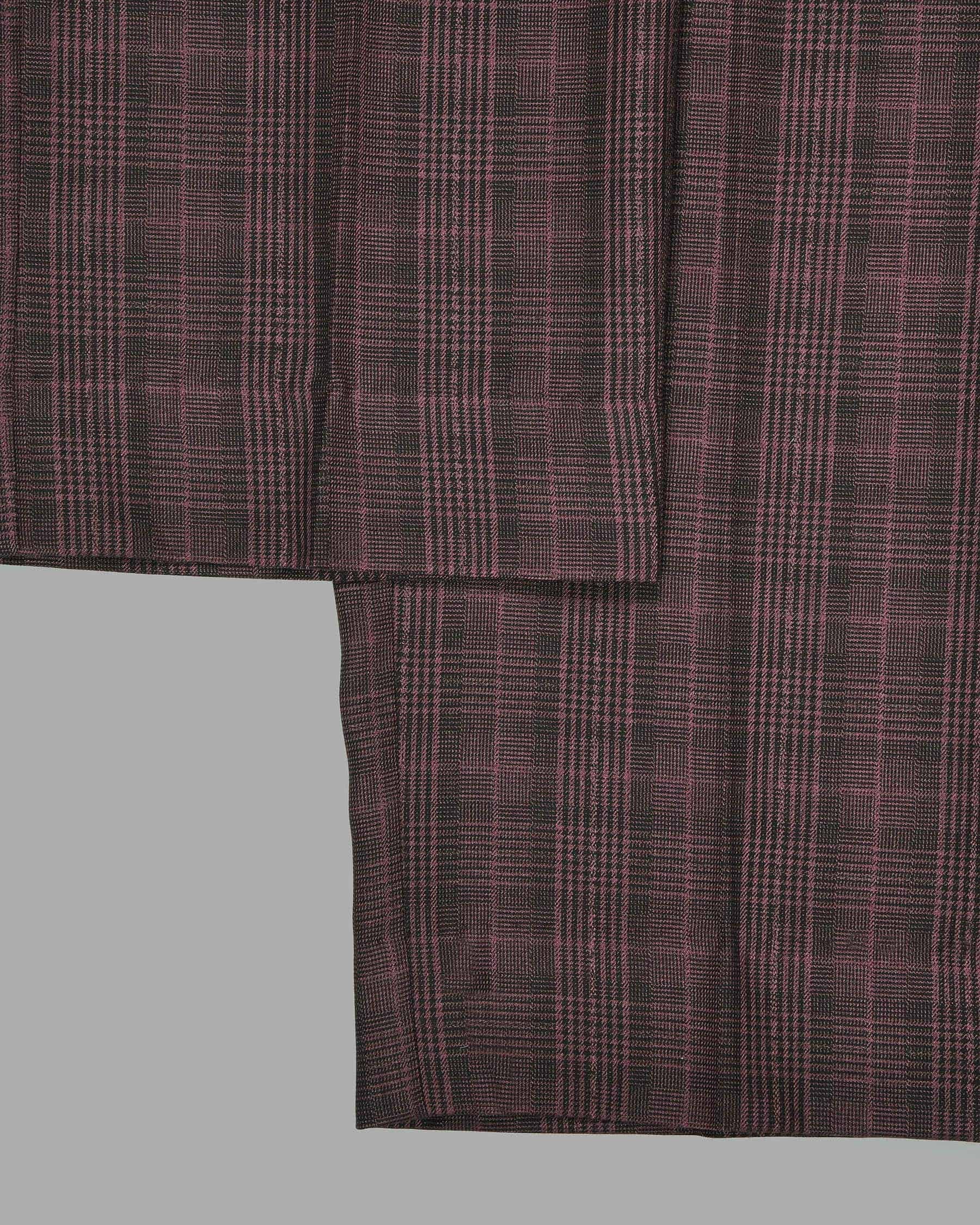 Rosewood Plaid Double Breasted Suit