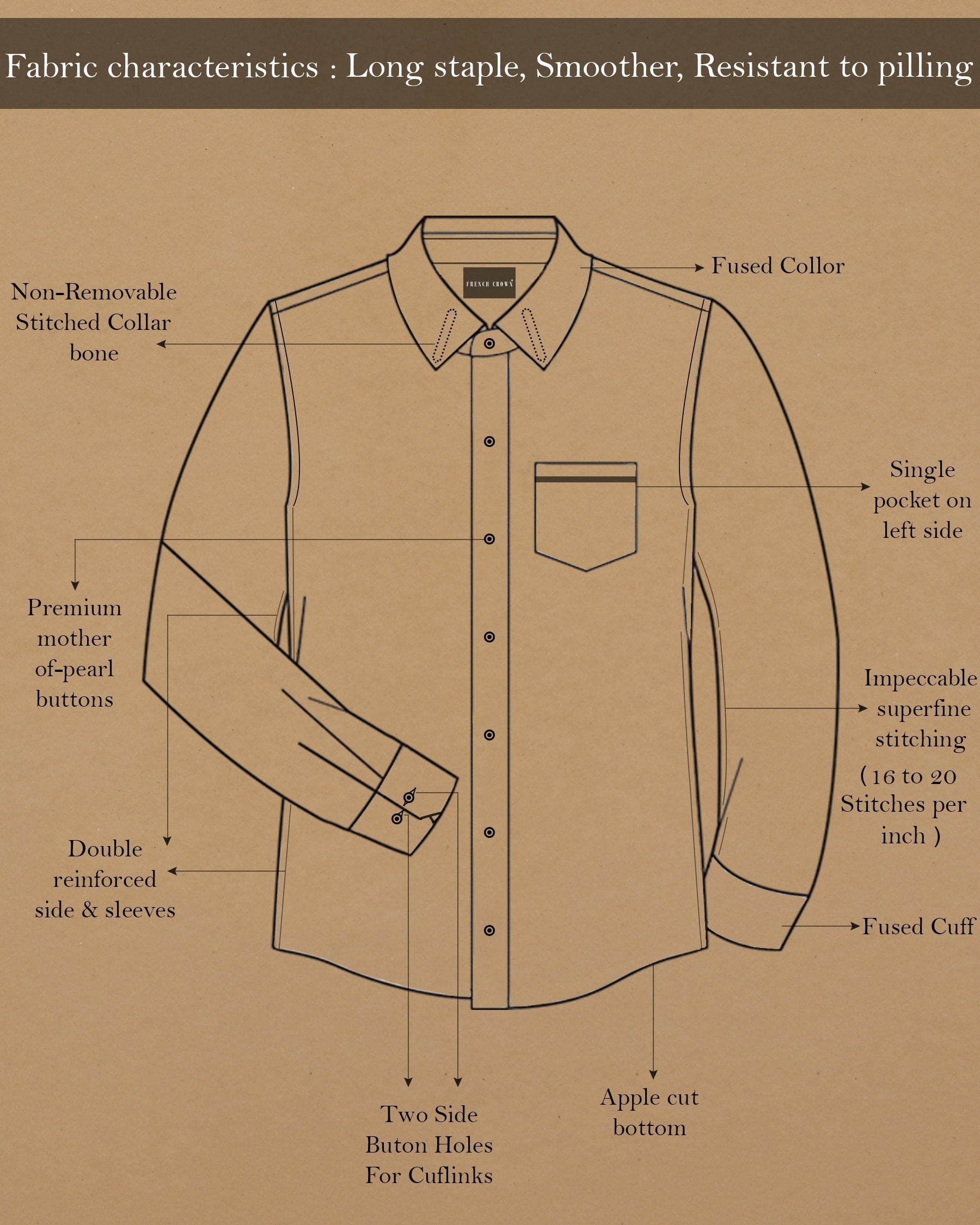 Navy Printed Premium Cotton SHIRT