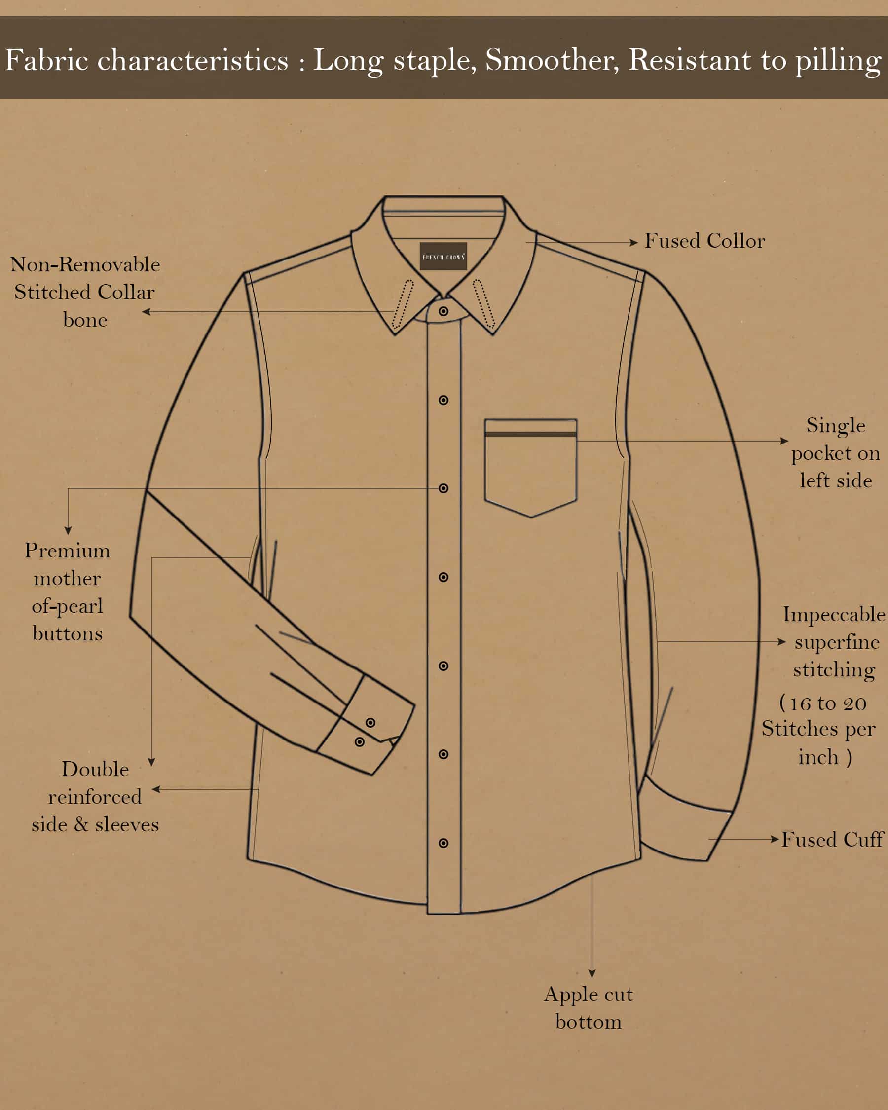 Blue with Silver windowpane Luxurious Linen Shirt