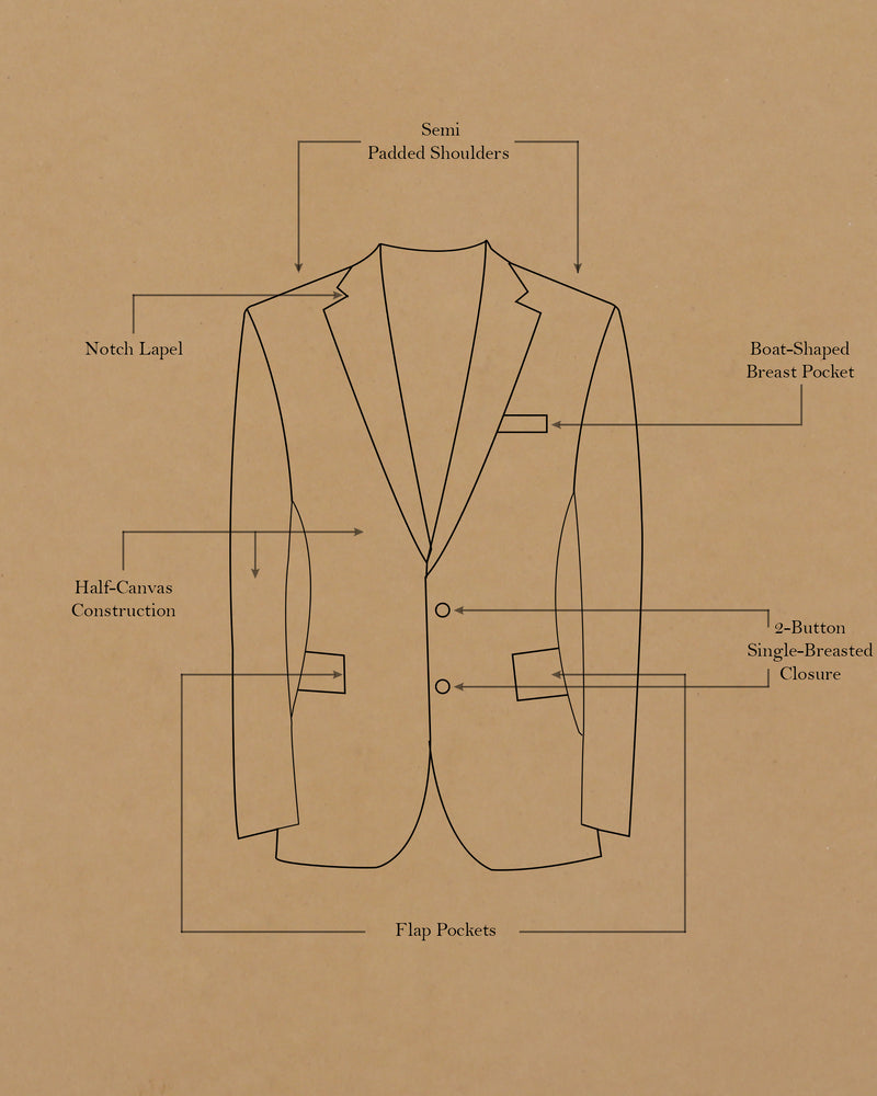 Walnut Plaid Suit