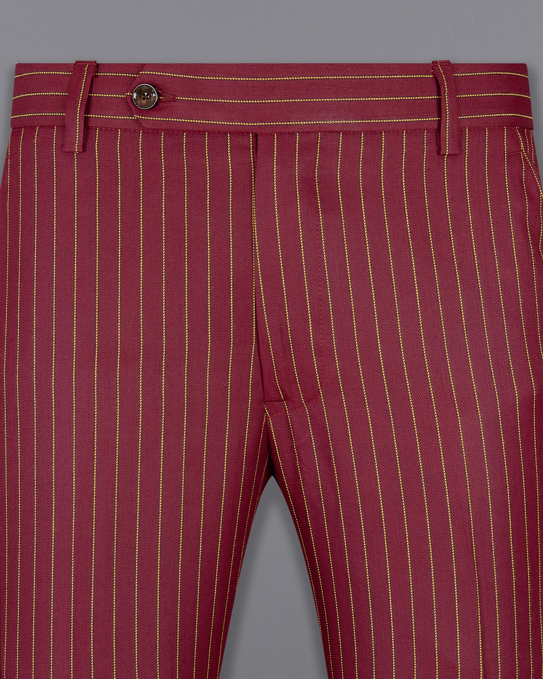 Tosca Red with Cream Can Yellow Striped Woolrich Pant T1290-28, T1290-30, T1290-32, T1290-34, T1290-36, T1290-38, T1290-40, T1290-42, T1290-44