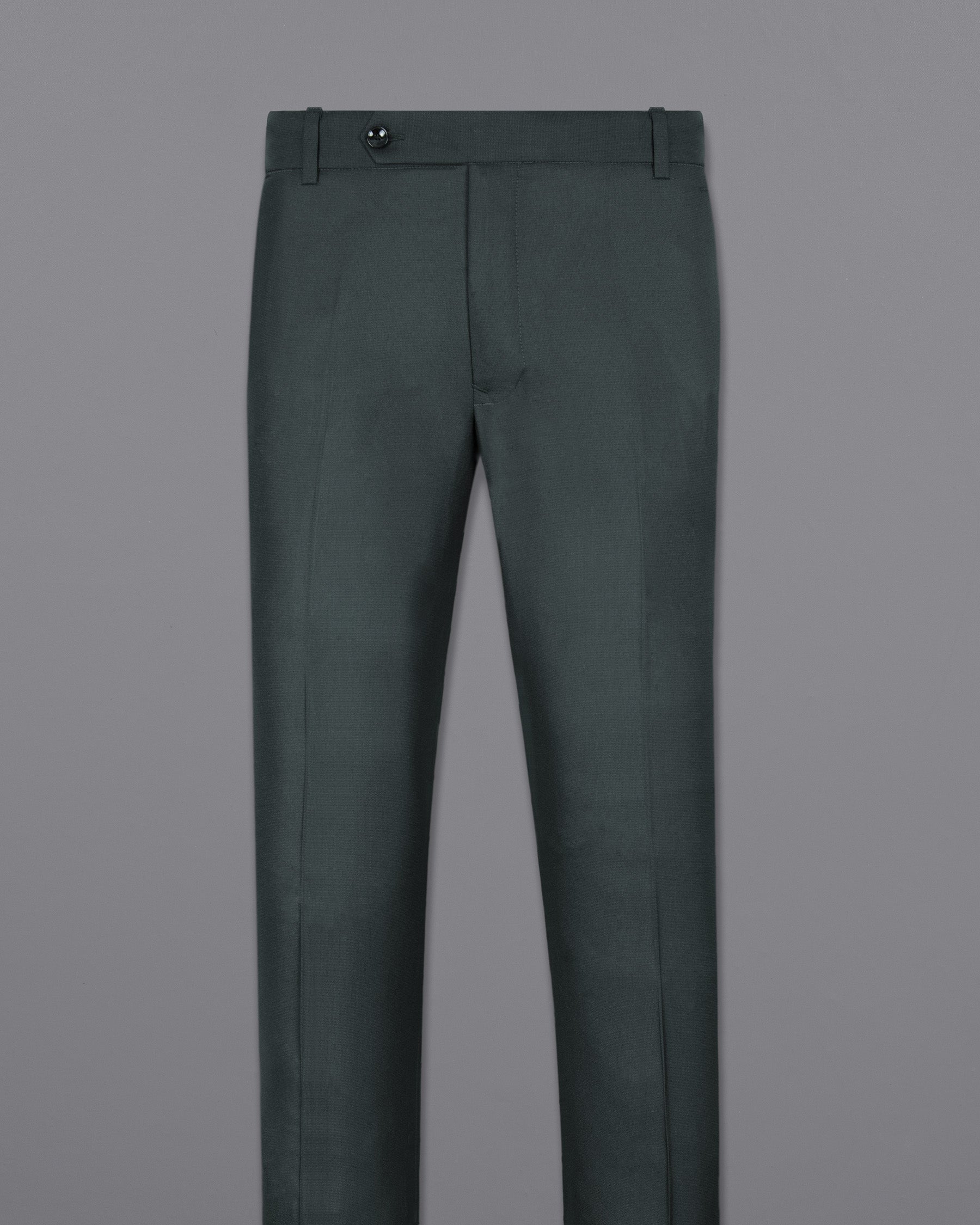 Charade Green Wool Rich Pant