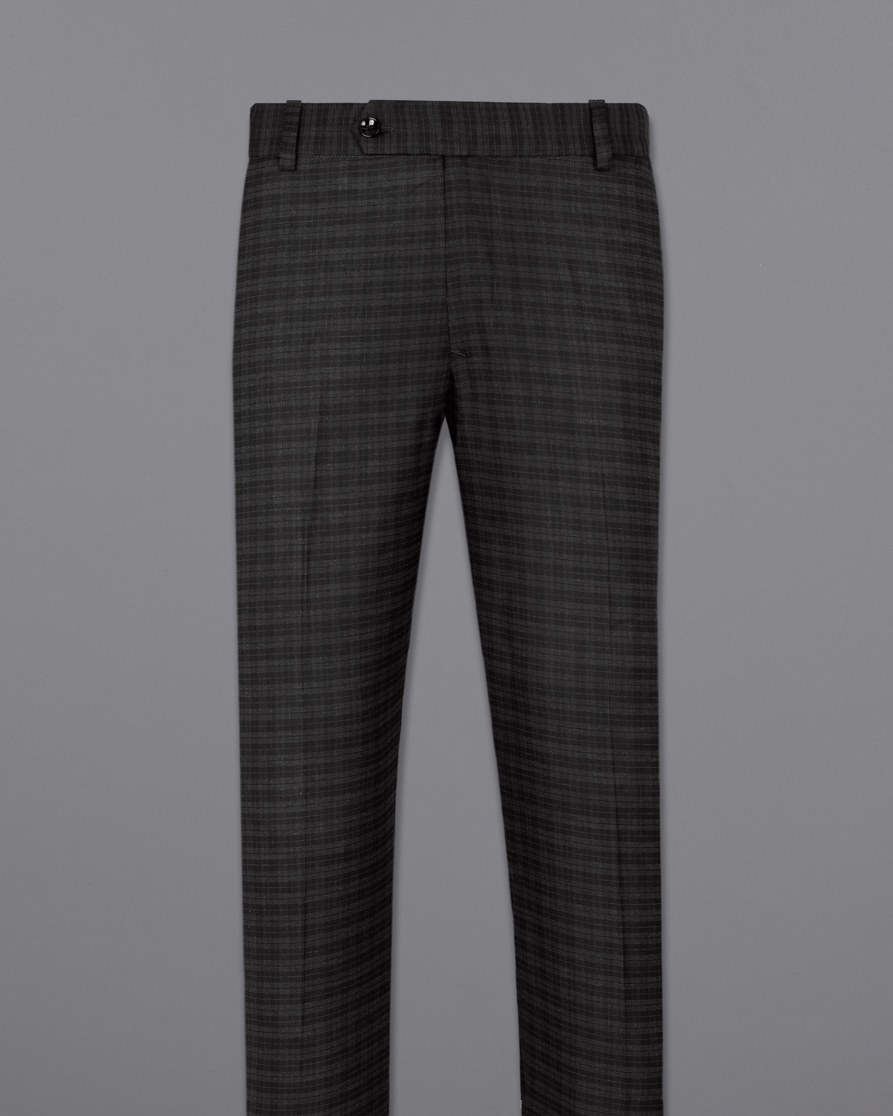Mine Shaft Black Wool Rich Pant