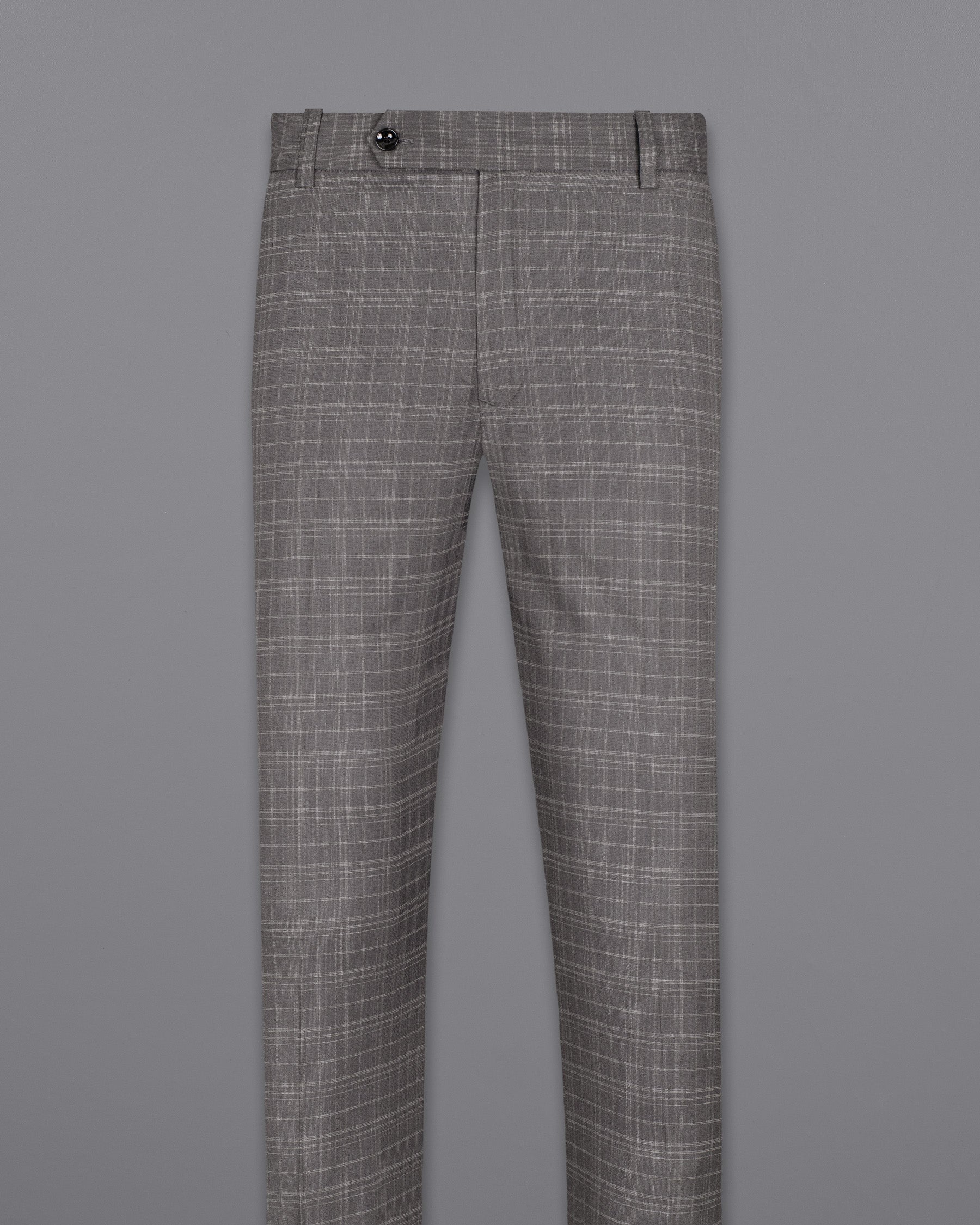 Storm Dust Gray Wool Rich Pant