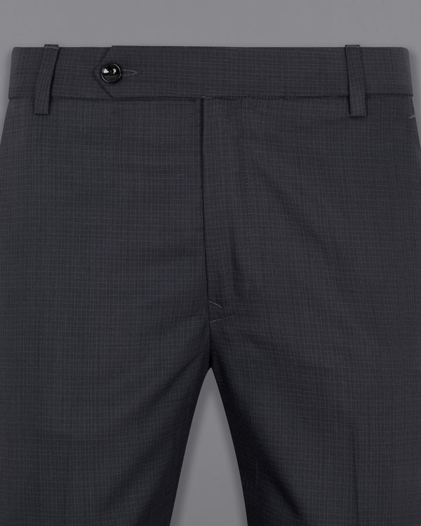 Baltic Sea Plaid Wool Rich Pant