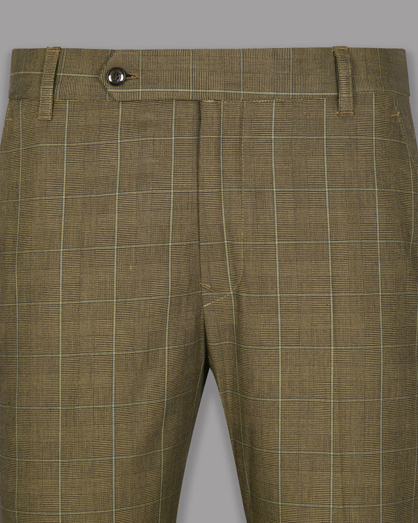 Metal Yellow Plaid Pant T1016-36, T1016-32, T1016-34, T1016-44, T1016-38, T1016-42, T1016-28, T1016-30, T1016-40