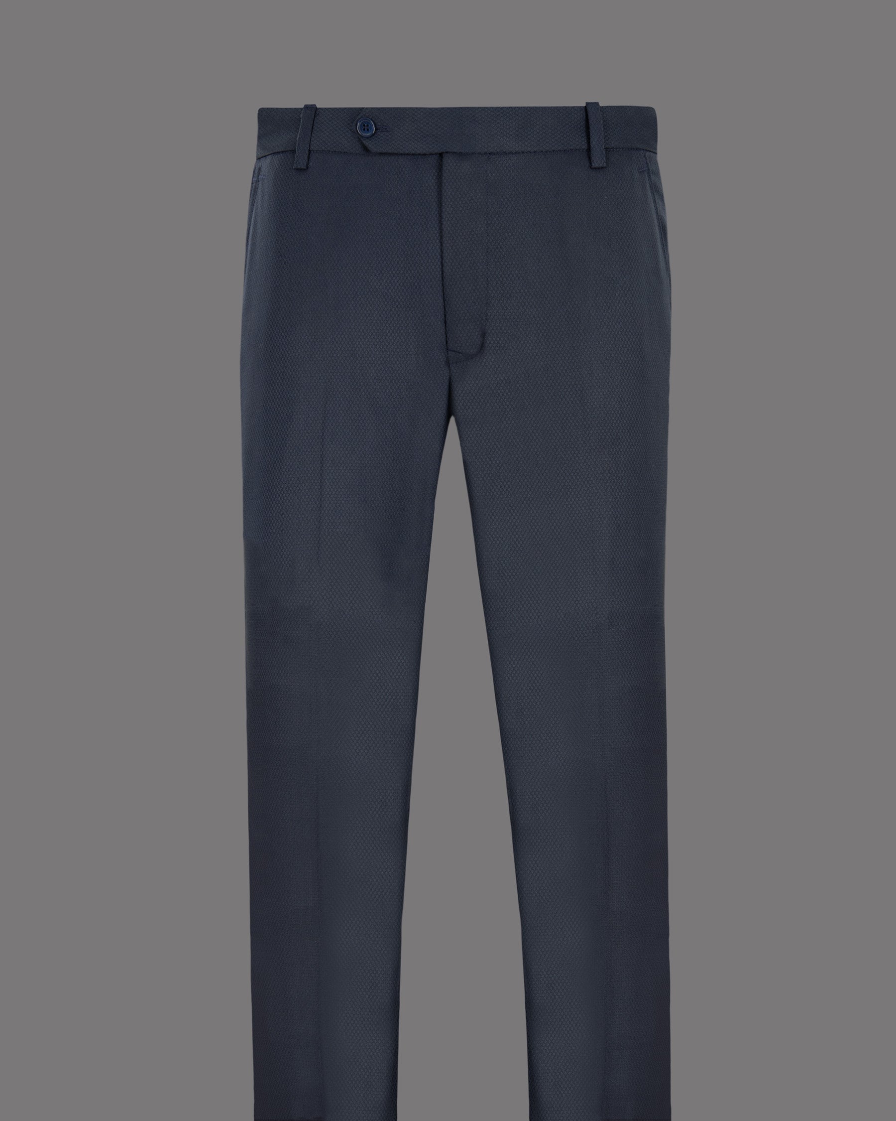 Royal Blue Wool-rich Pant