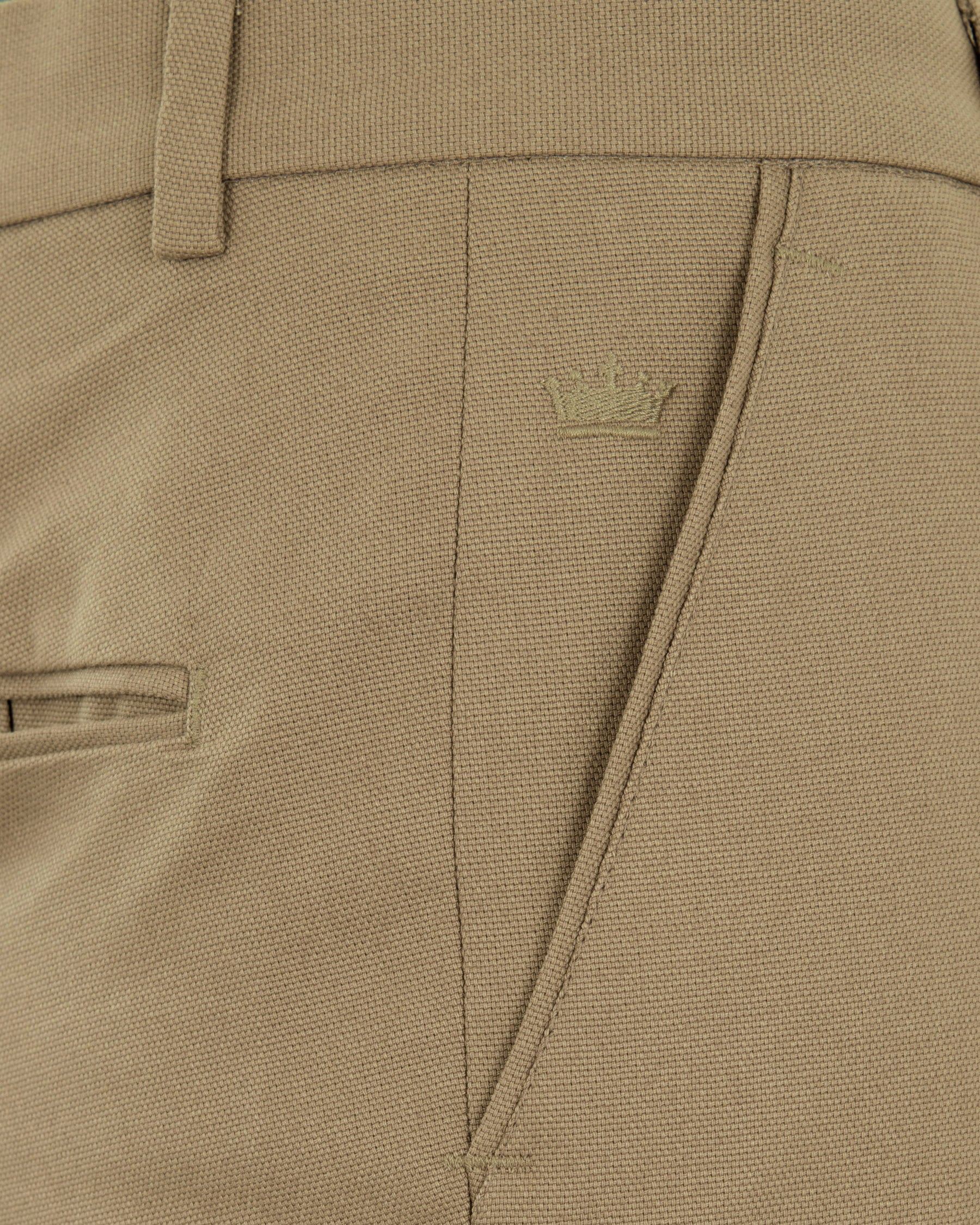 Peanut Brown Premium Cotton Pant