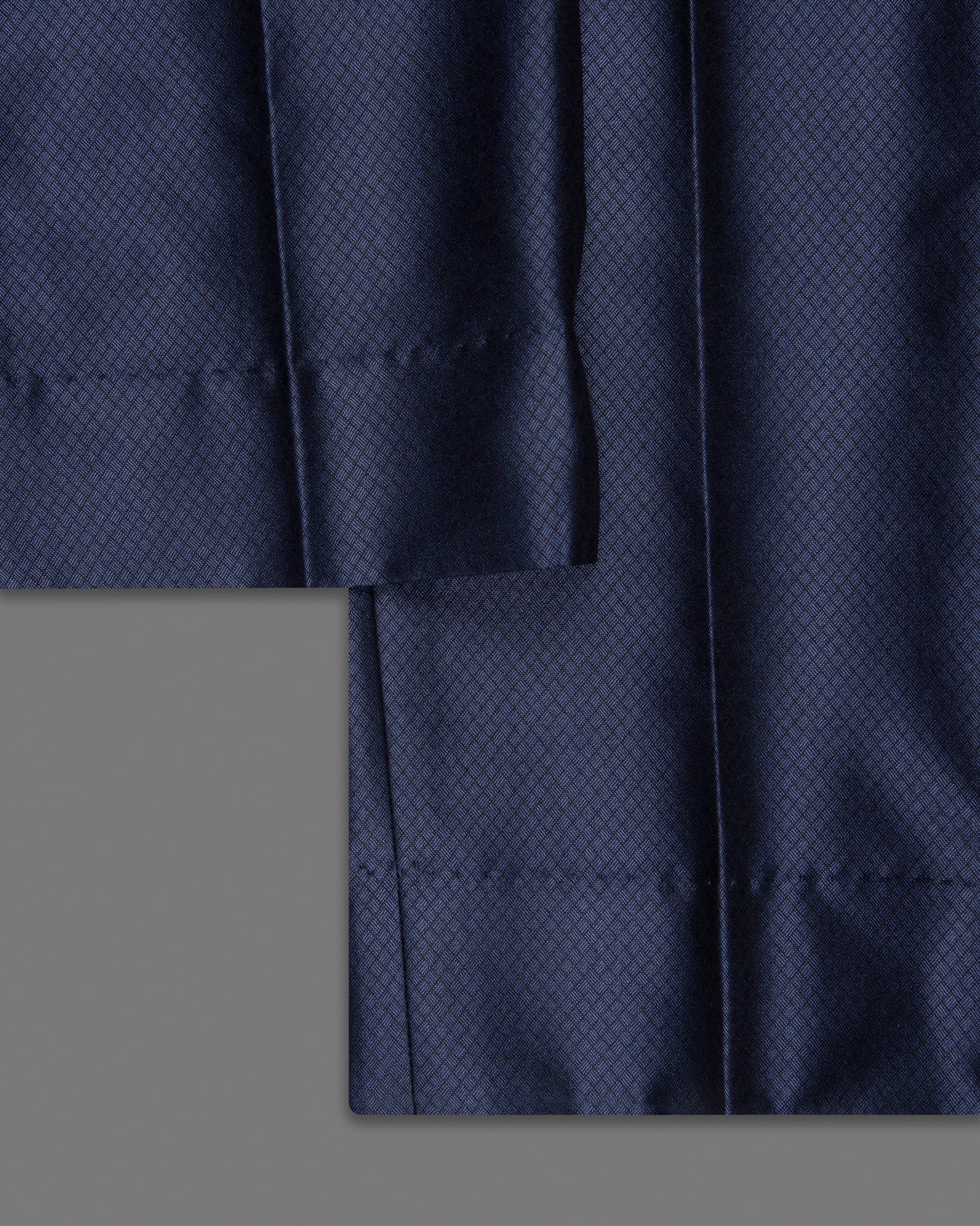 Port Gore Blue Subtle Textured Woolrich Pant