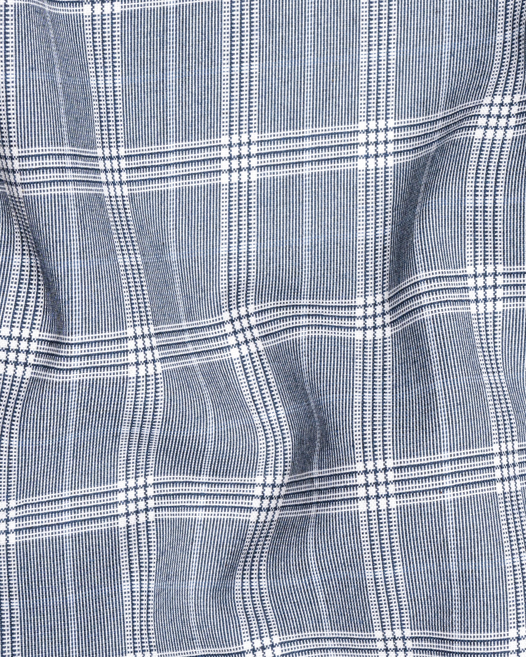 Fiord Grey Plaid Premium Cotton Pant