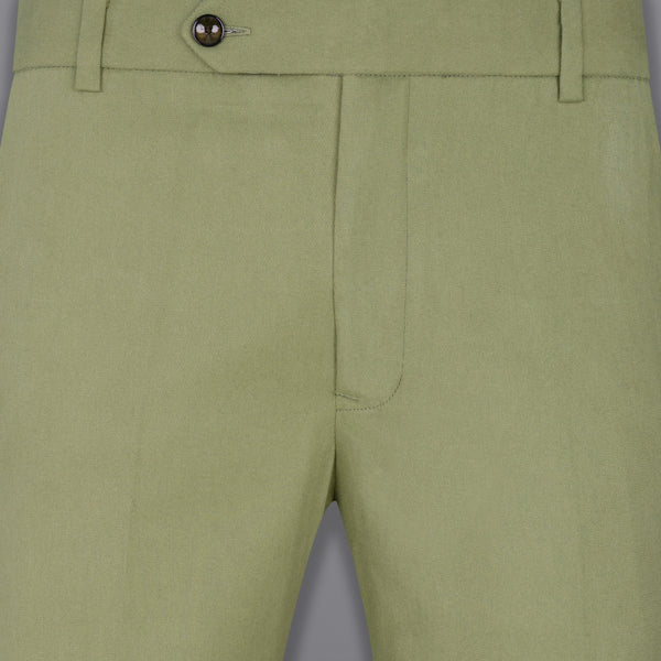 Buy Jainish Green Cotton Tapered Fit Trousers for Mens Online  Tata CLiQ