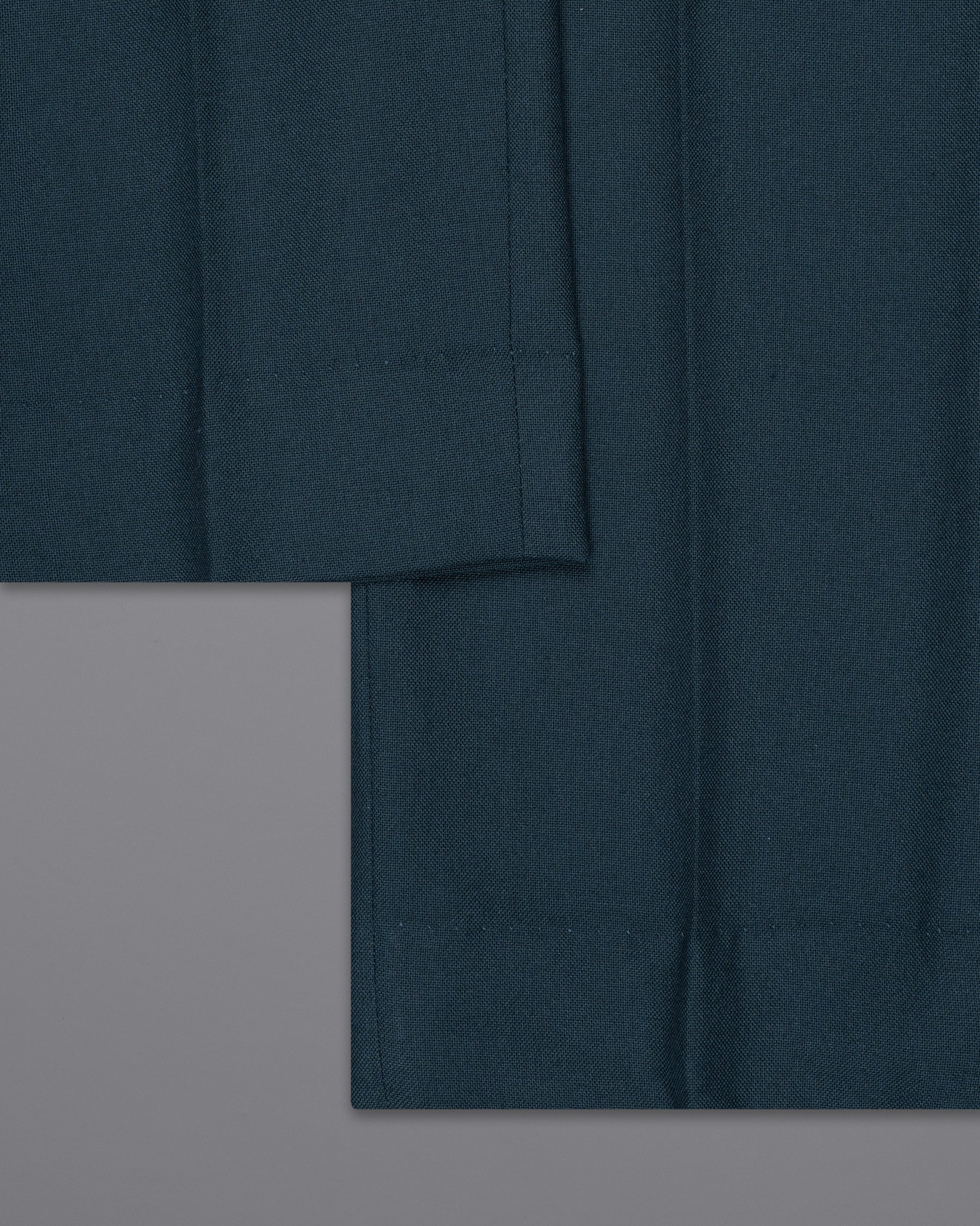 Biscay Blue Wool Rich Pant