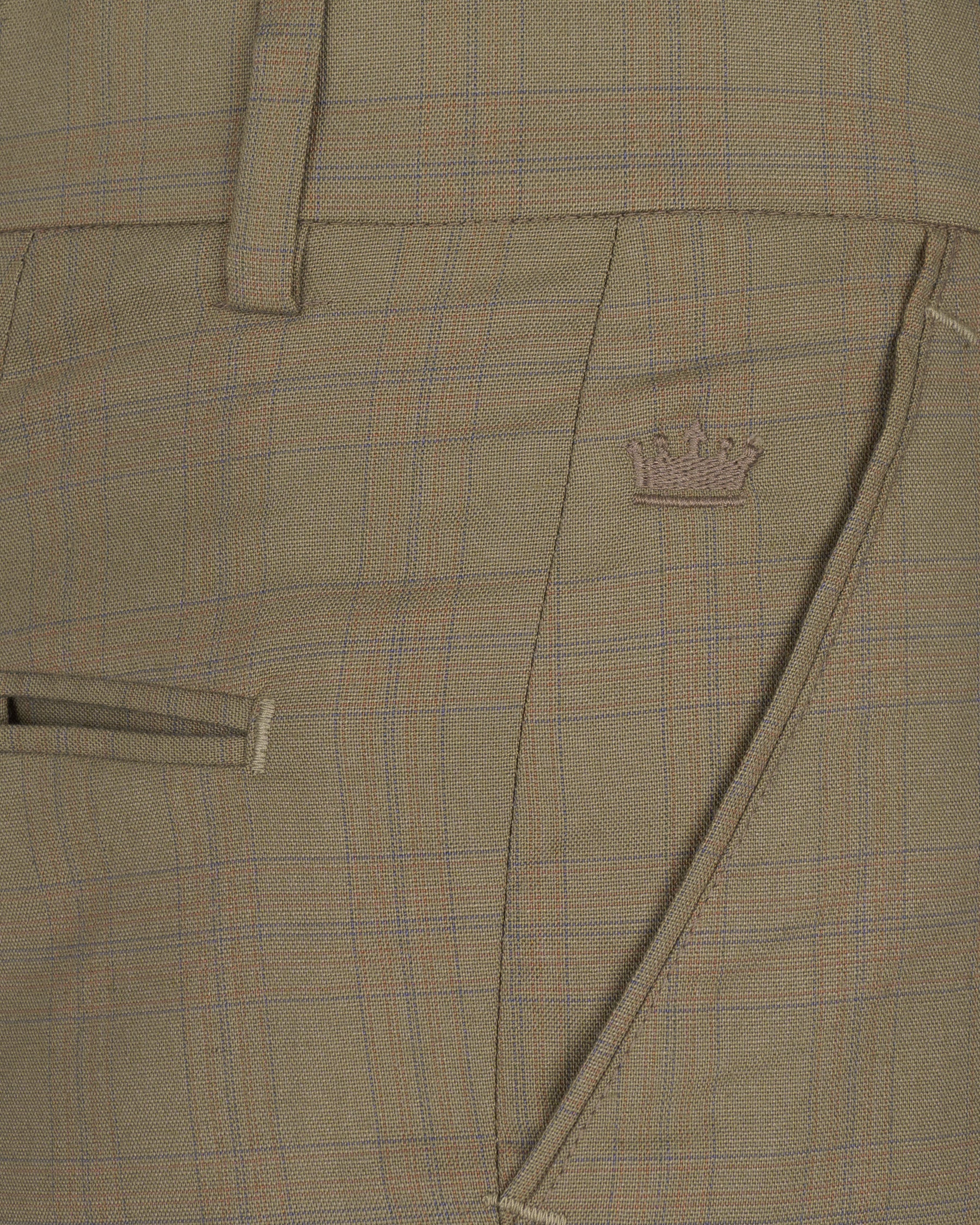 Clay Creek Plaid Wool Rich Pant